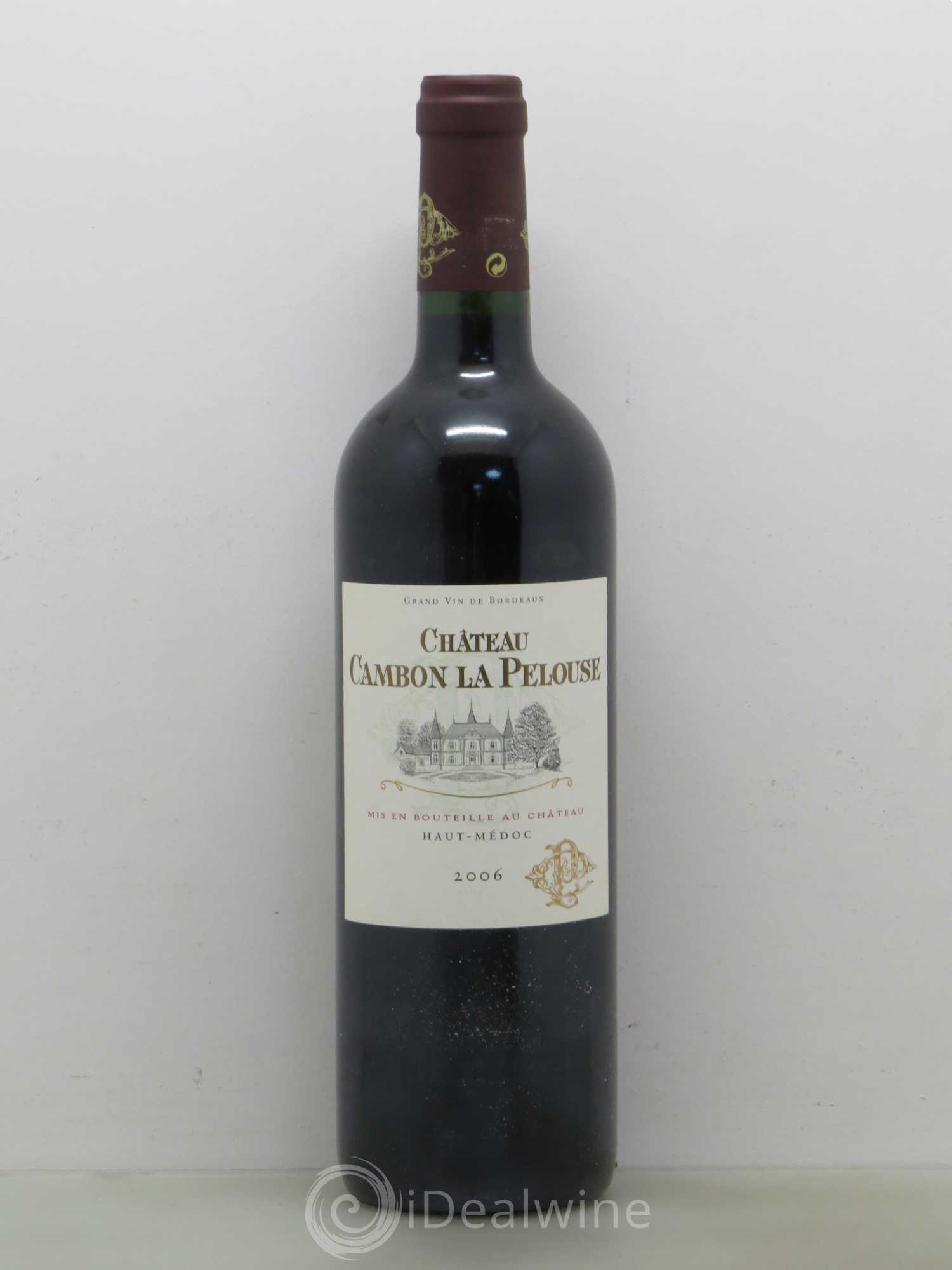 Château Cambon la Pelouse Cru Bourgeois 2006 - Lot de 1 bouteille - 0