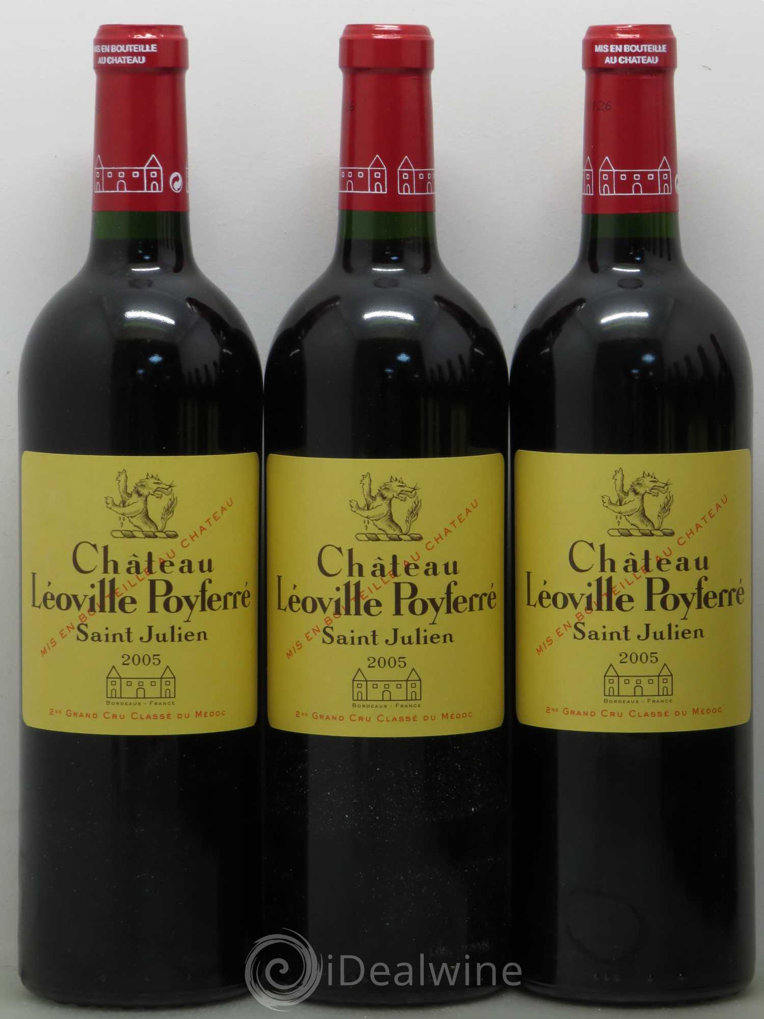 Château Léoville Poyferré 2ème Grand Cru Classé 2005 - Lot de 12 bouteilles - 2