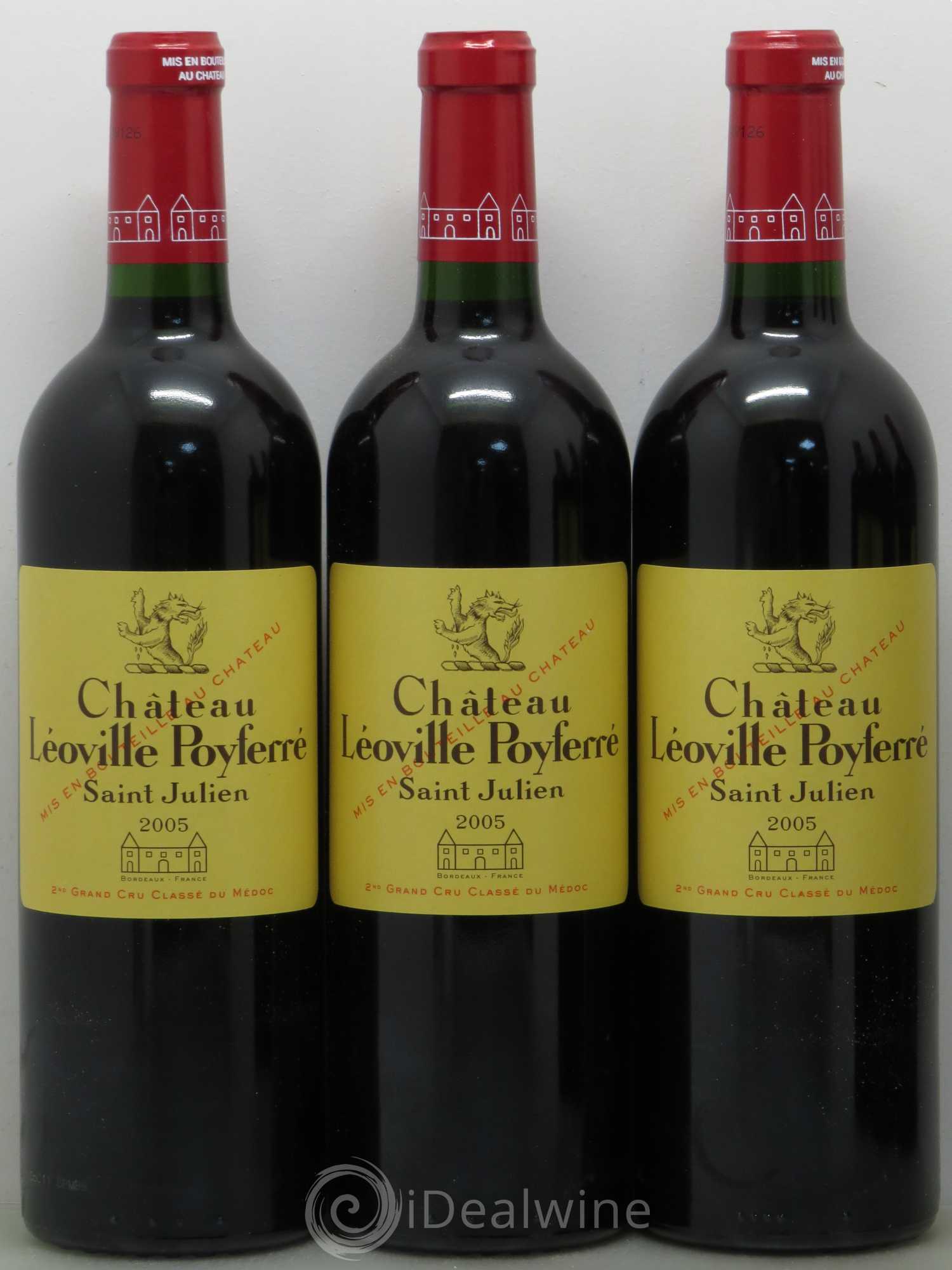 Château Léoville Poyferré 2ème Grand Cru Classé 2005 - Lot de 12 bouteilles - 3