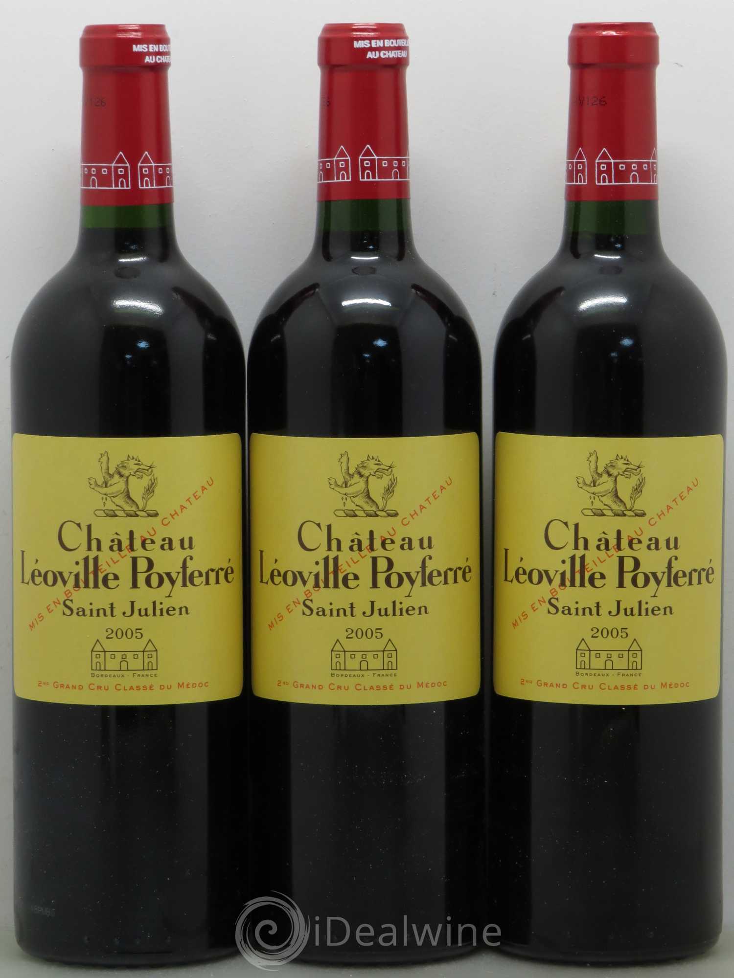 Château Léoville Poyferré 2ème Grand Cru Classé 2005 - Lot de 12 bouteilles - 4