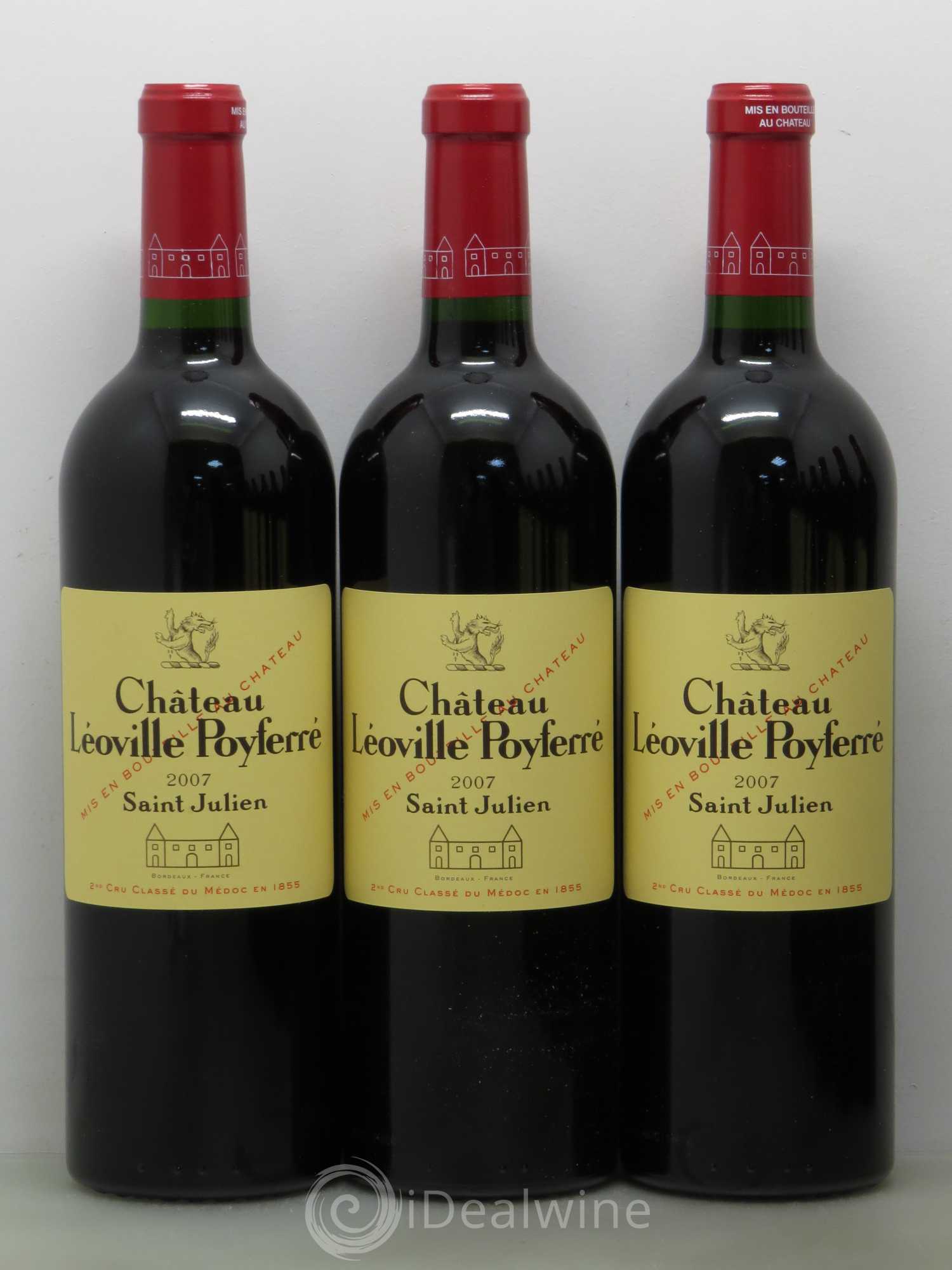 Château Léoville Poyferré 2ème Grand Cru Classé 2007 - Lot de 12 bouteilles - 2