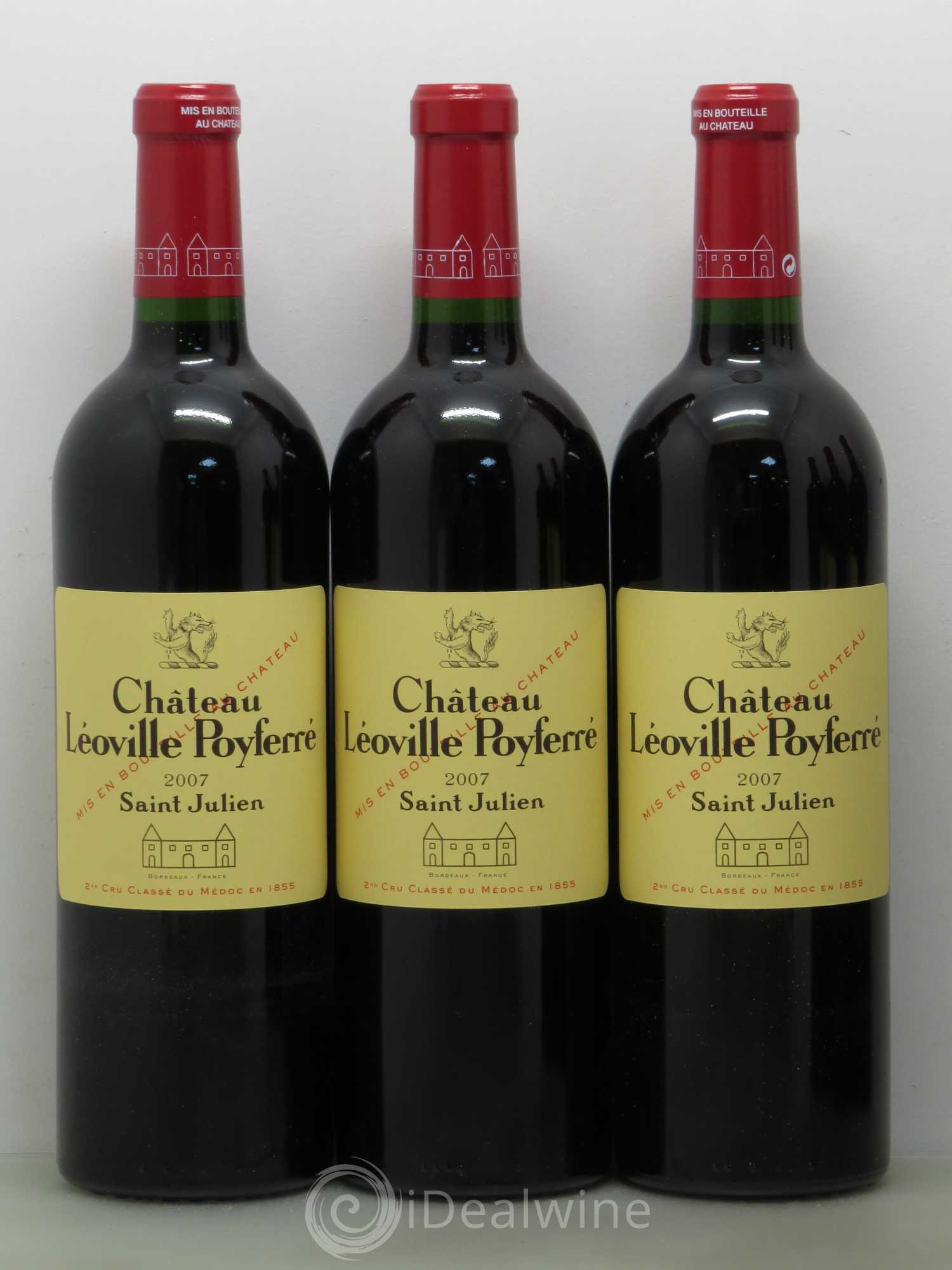 Château Léoville Poyferré 2ème Grand Cru Classé 2007 - Lot de 12 bouteilles - 3