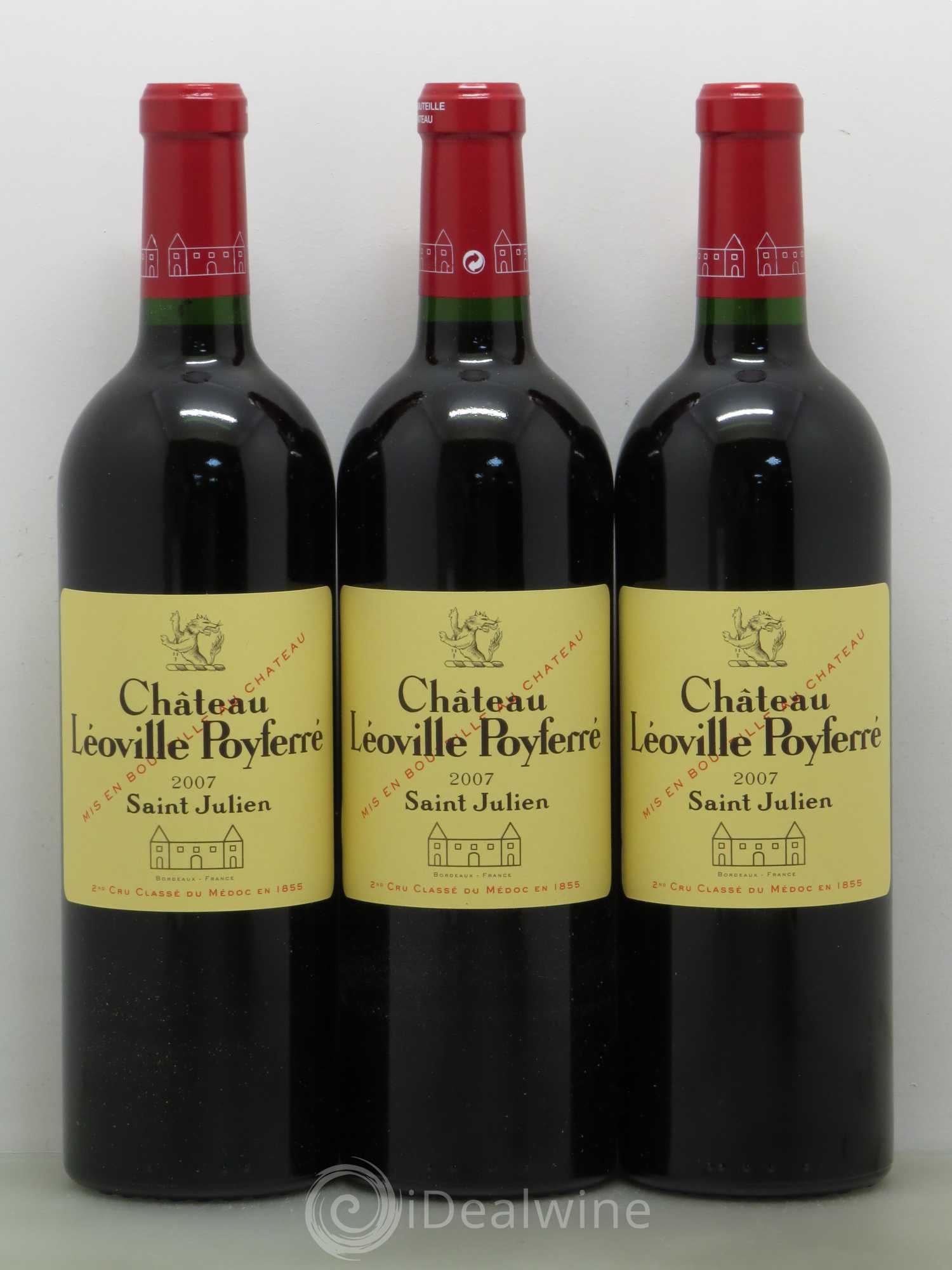 Château Léoville Poyferré 2ème Grand Cru Classé 2007 - Lot de 12 bouteilles - 4