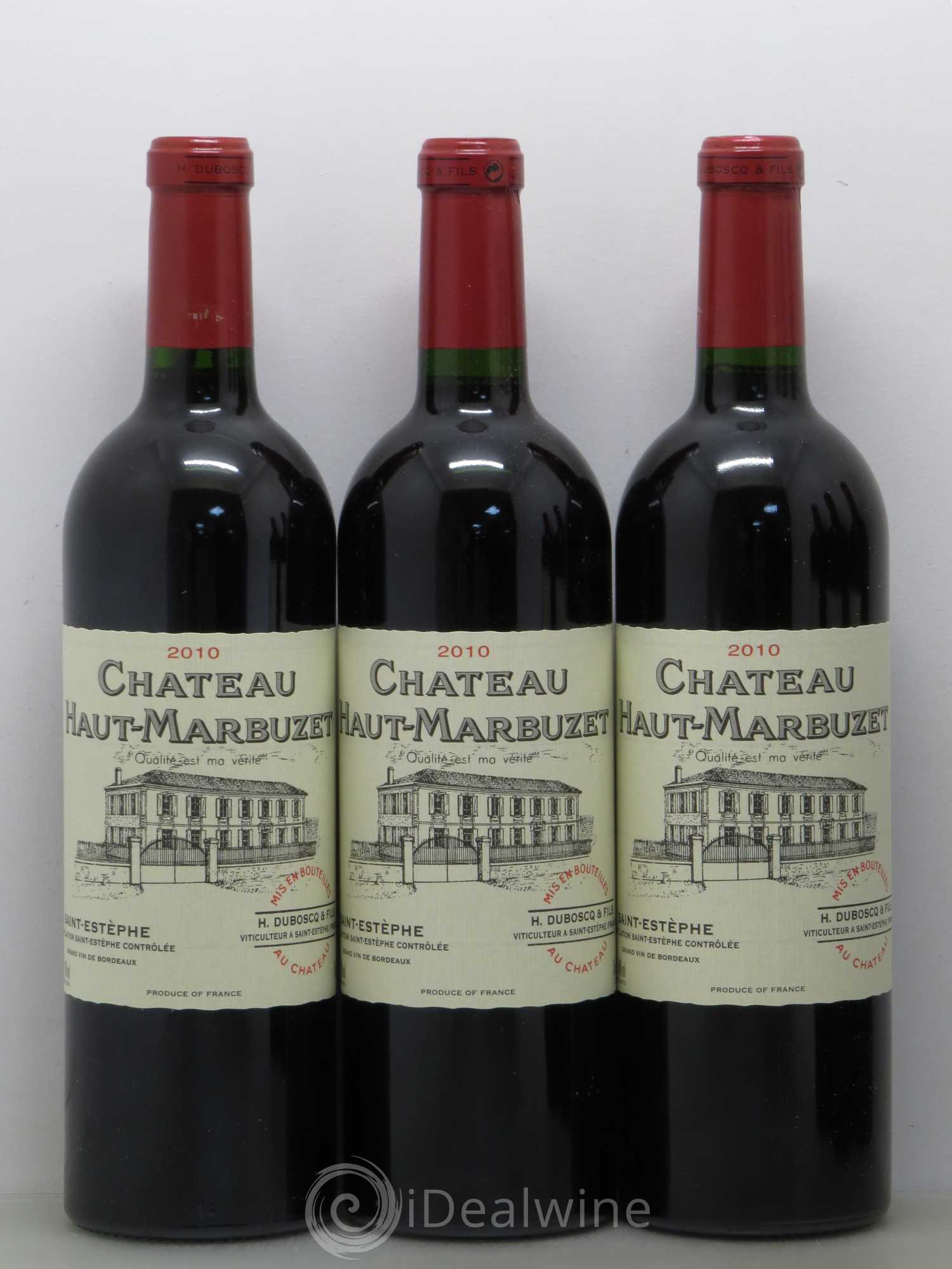 Château Haut Marbuzet 2010 - Lot de 12 bouteilles - 3