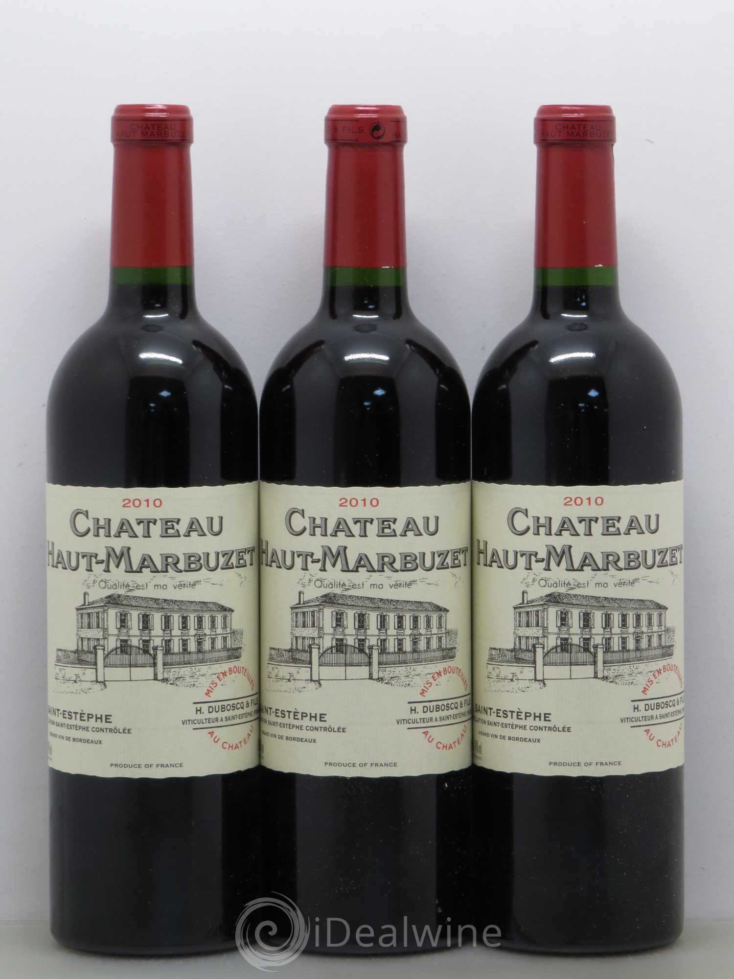 Château Haut Marbuzet 2010 - Lot de 12 bouteilles - 4