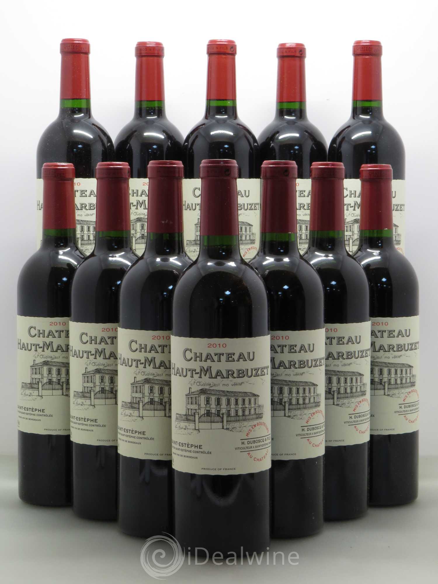 Château Haut Marbuzet 2010 - Lot de 12 bouteilles - 0