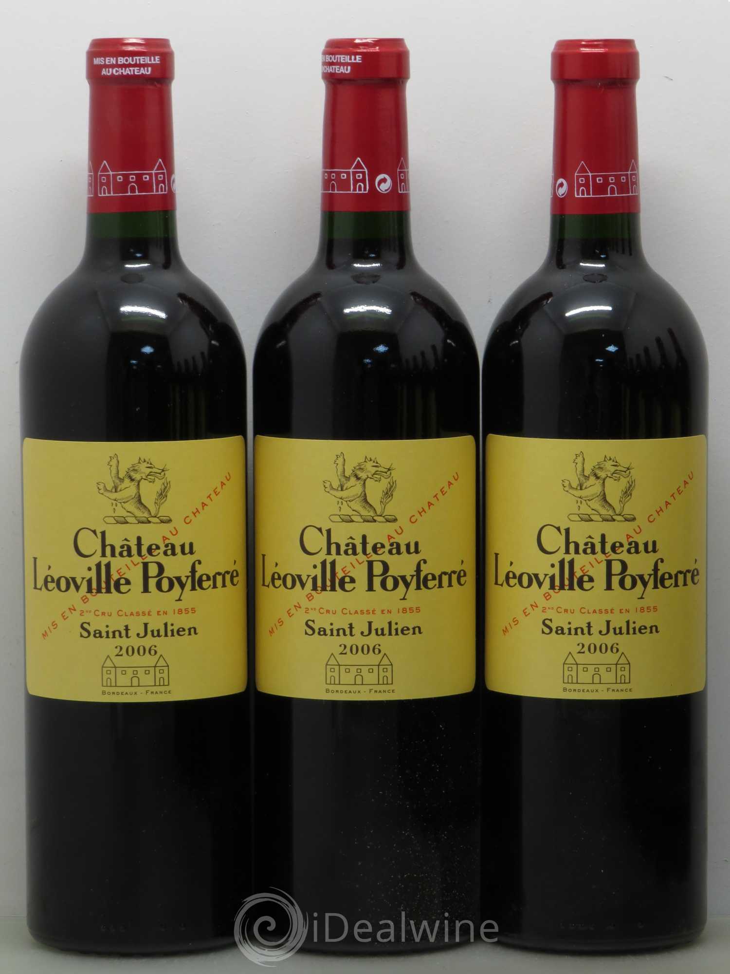 Château Léoville Poyferré 2ème Grand Cru Classé 2006 - Lot de 12 bouteilles - 2