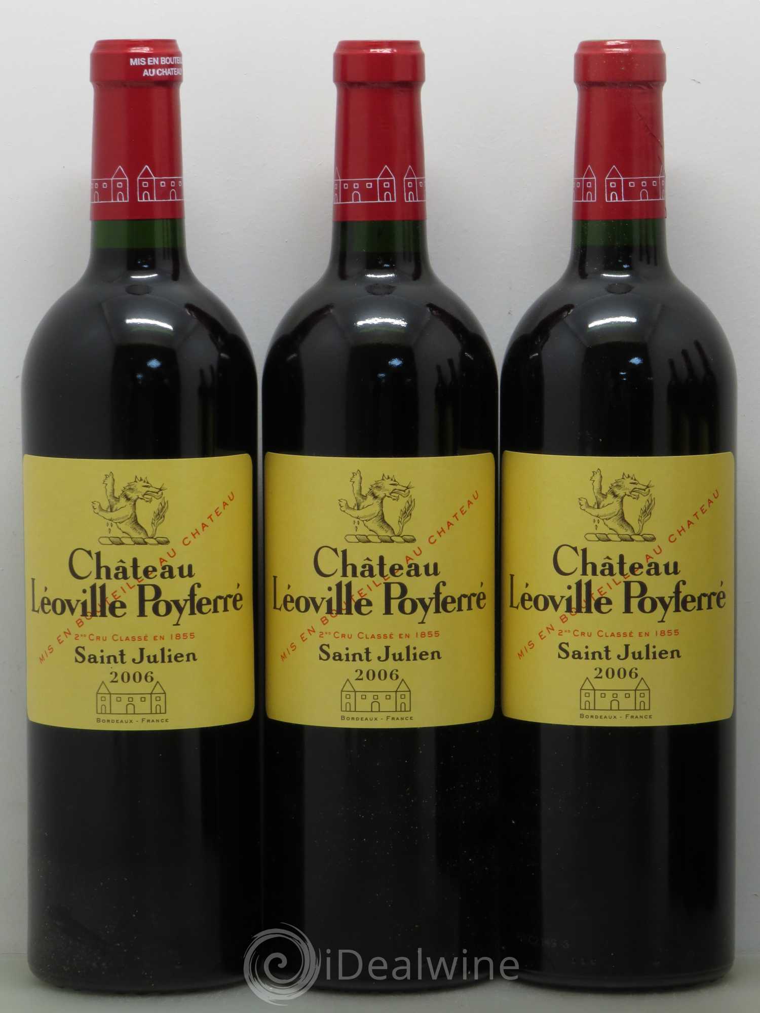 Château Léoville Poyferré 2ème Grand Cru Classé 2006 - Lot de 12 bouteilles - 3