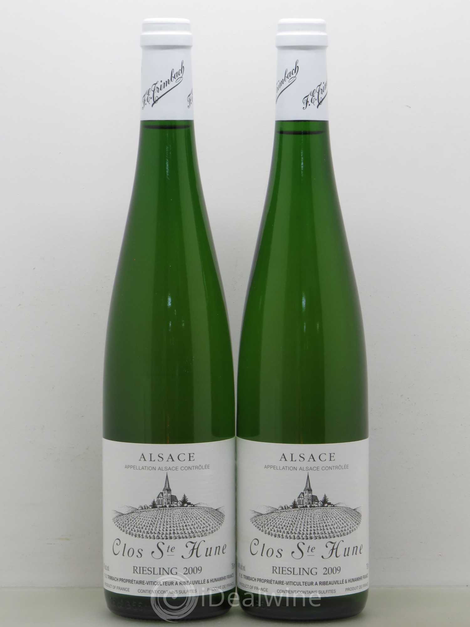 Alsace Riesling Clos Sainte-Hune Trimbach (Domaine) 2009 - Lot de 2 bouteilles - 0