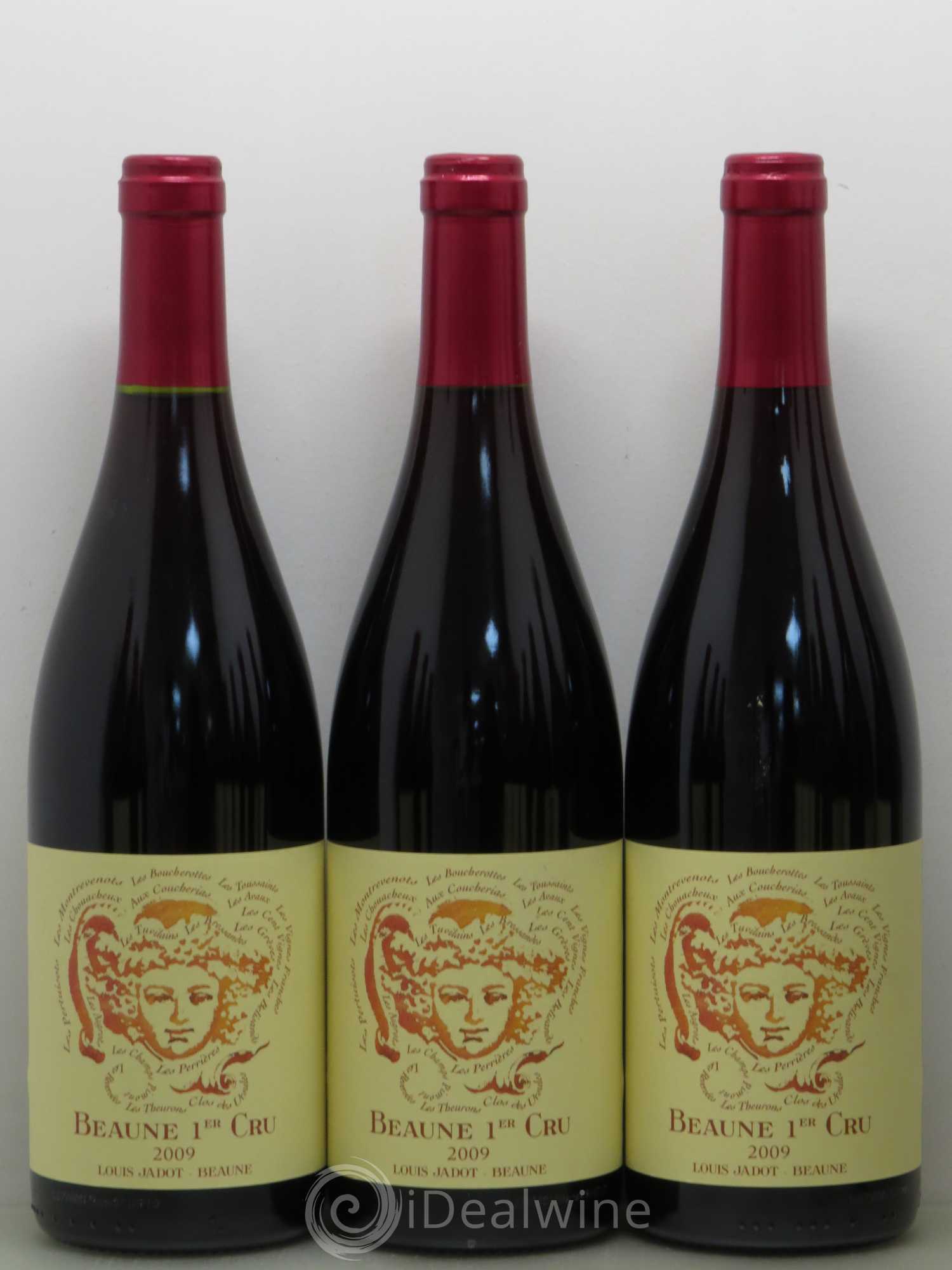 Beaune 1er Cru Louis Jadot 2009 - Lot de 12 bouteilles - 1
