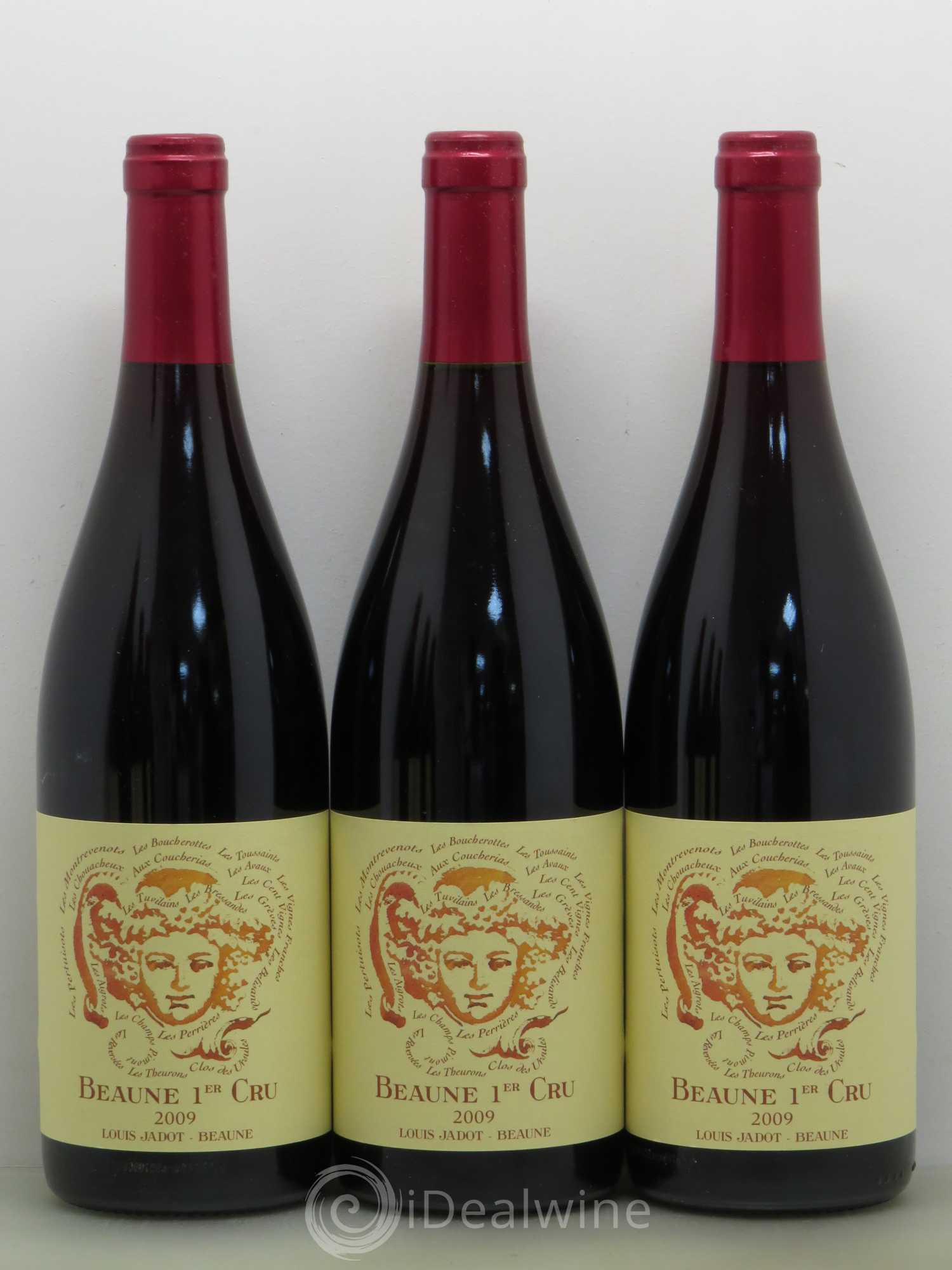 Beaune 1er Cru Louis Jadot 2009 - Lot de 6 bouteilles - 1