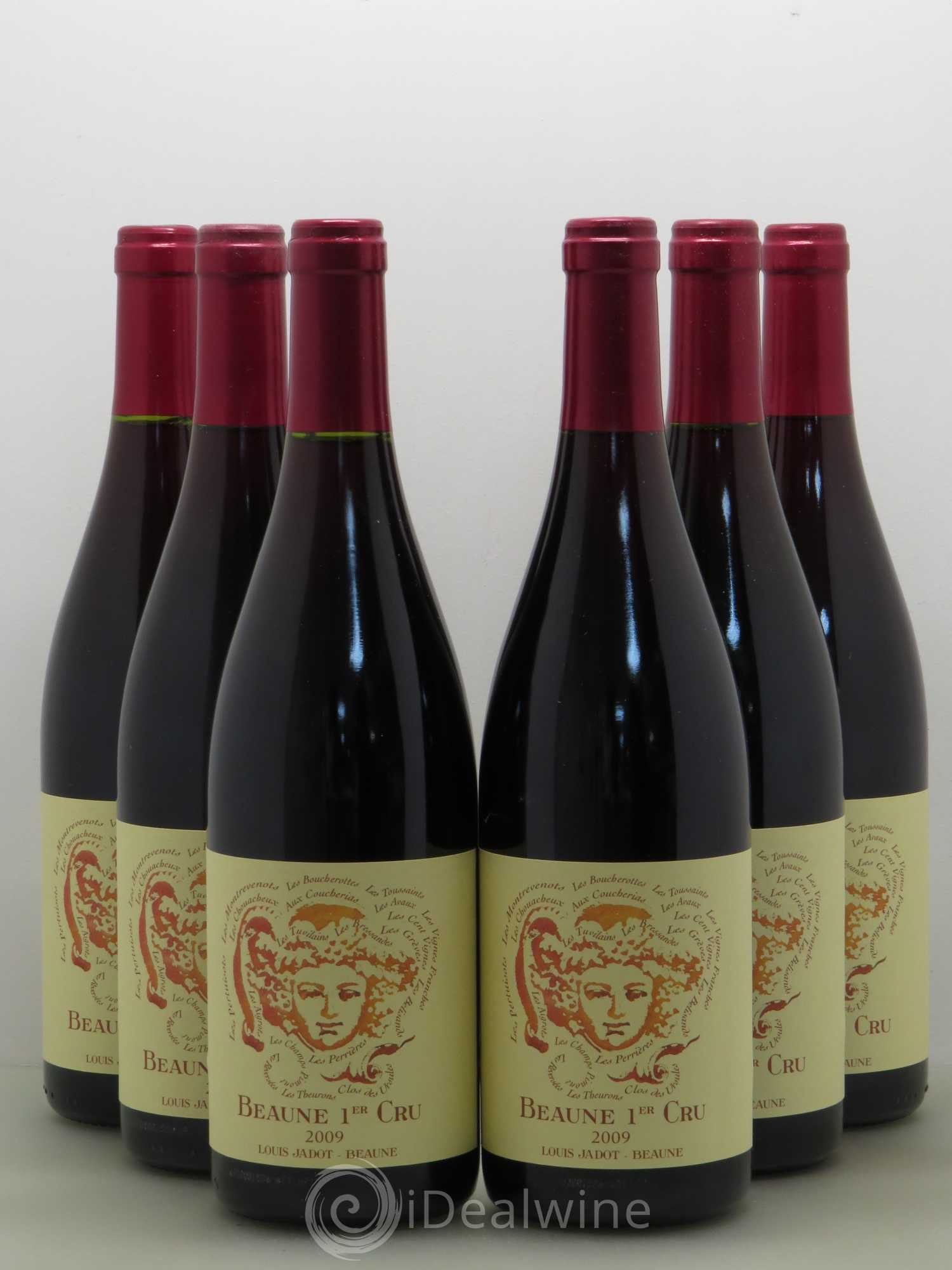 Beaune 1er Cru Louis Jadot 2009 - Lot de 6 bouteilles - 0