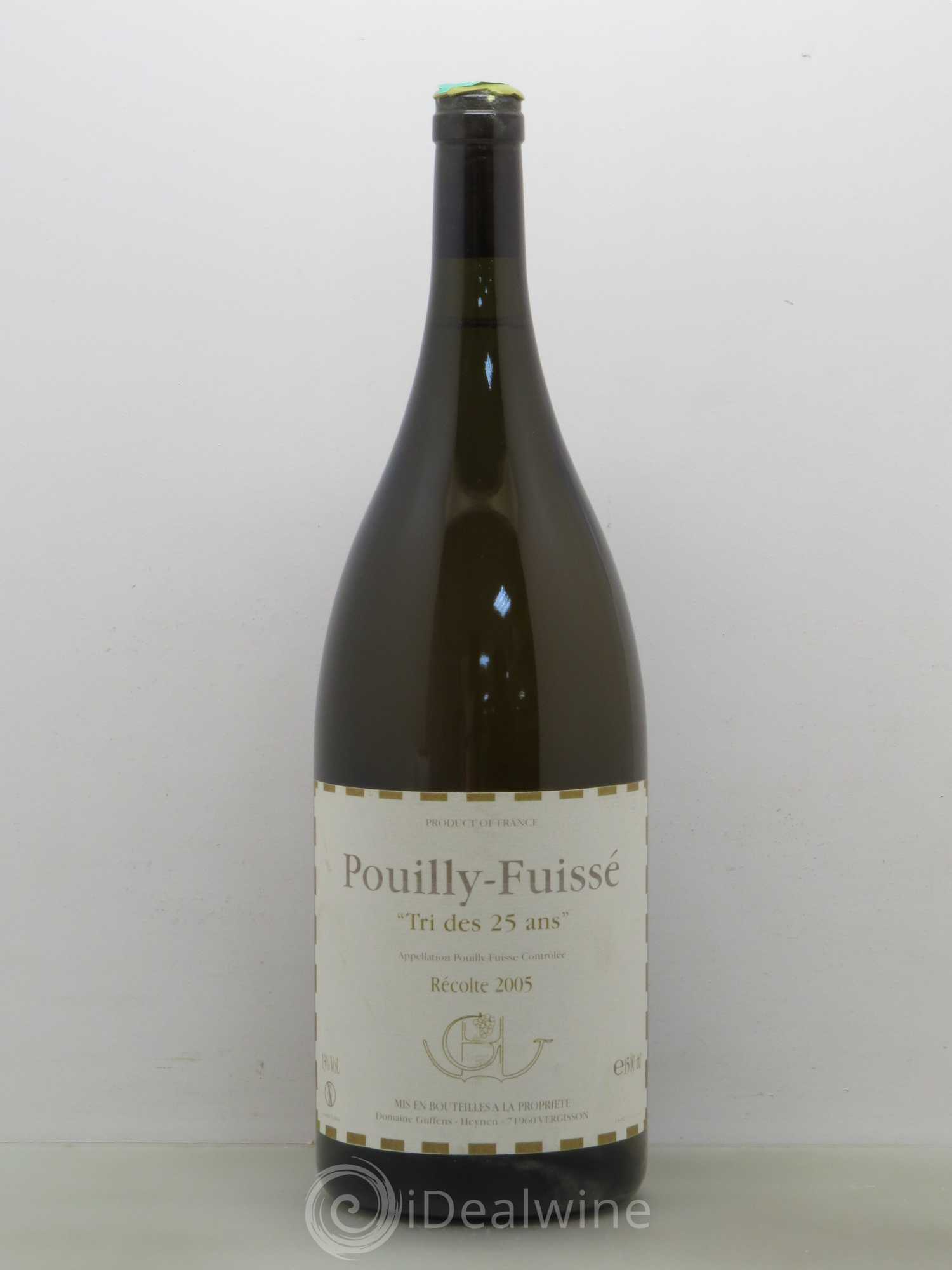 Pouilly-Fuissé Tri Des 25 Ans Guffens 2005 - Posten von 1 Magnum - 0