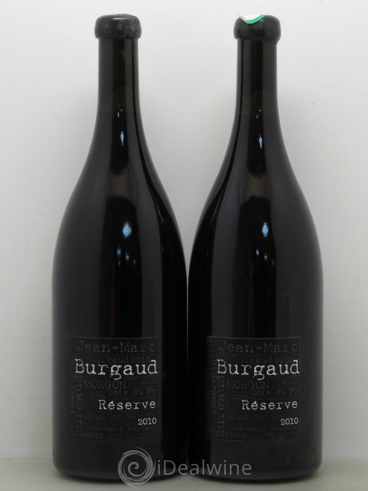 Morgon Côte du Py Réserve Jean-Marc Burgaud (Domaine) 2010 - Lot de 2 magnums - 0