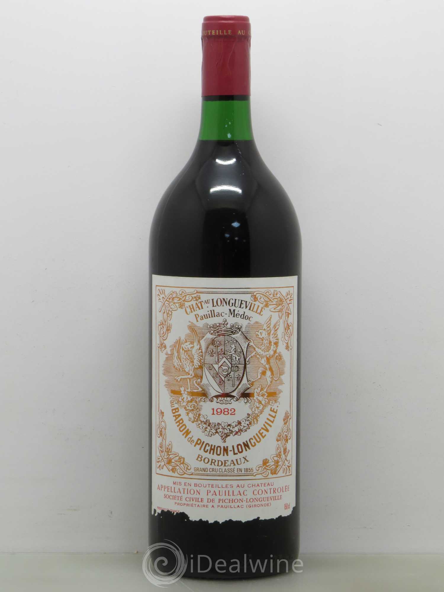 Pichon Longueville Baron 2ème Grand Cru Classé 1982 - Lot de 1 magnum - 0
