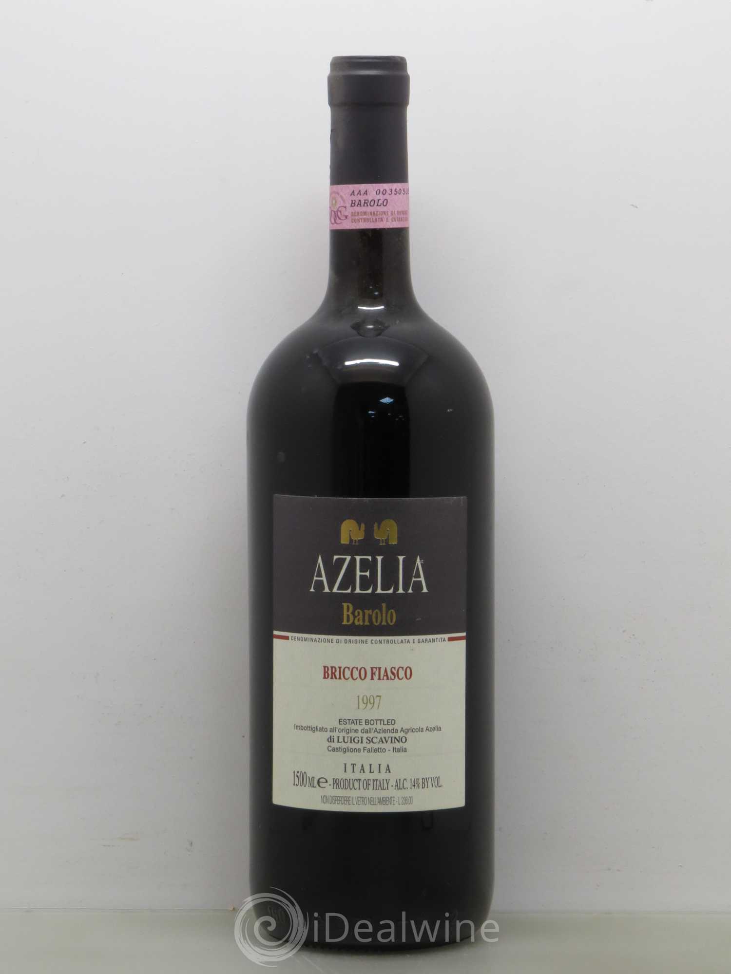 Barolo Bricco Fiasco Azelia 1997 - Posten von 1 Magnum - 0