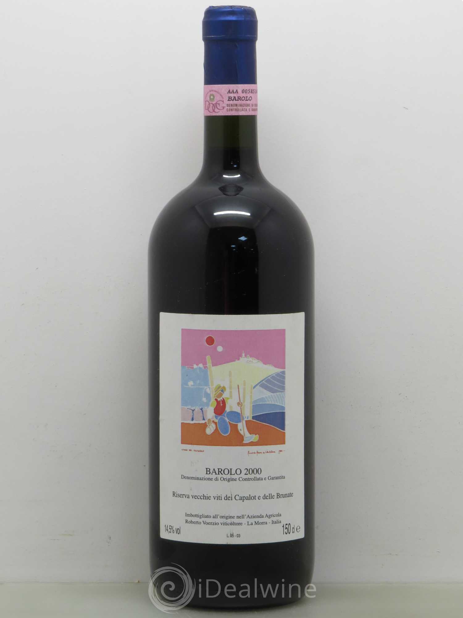 Barolo Riserva Vecchie Capalot e delle Brunate Roberto Voerzio 2000 - Lot de 1 magnum - 0