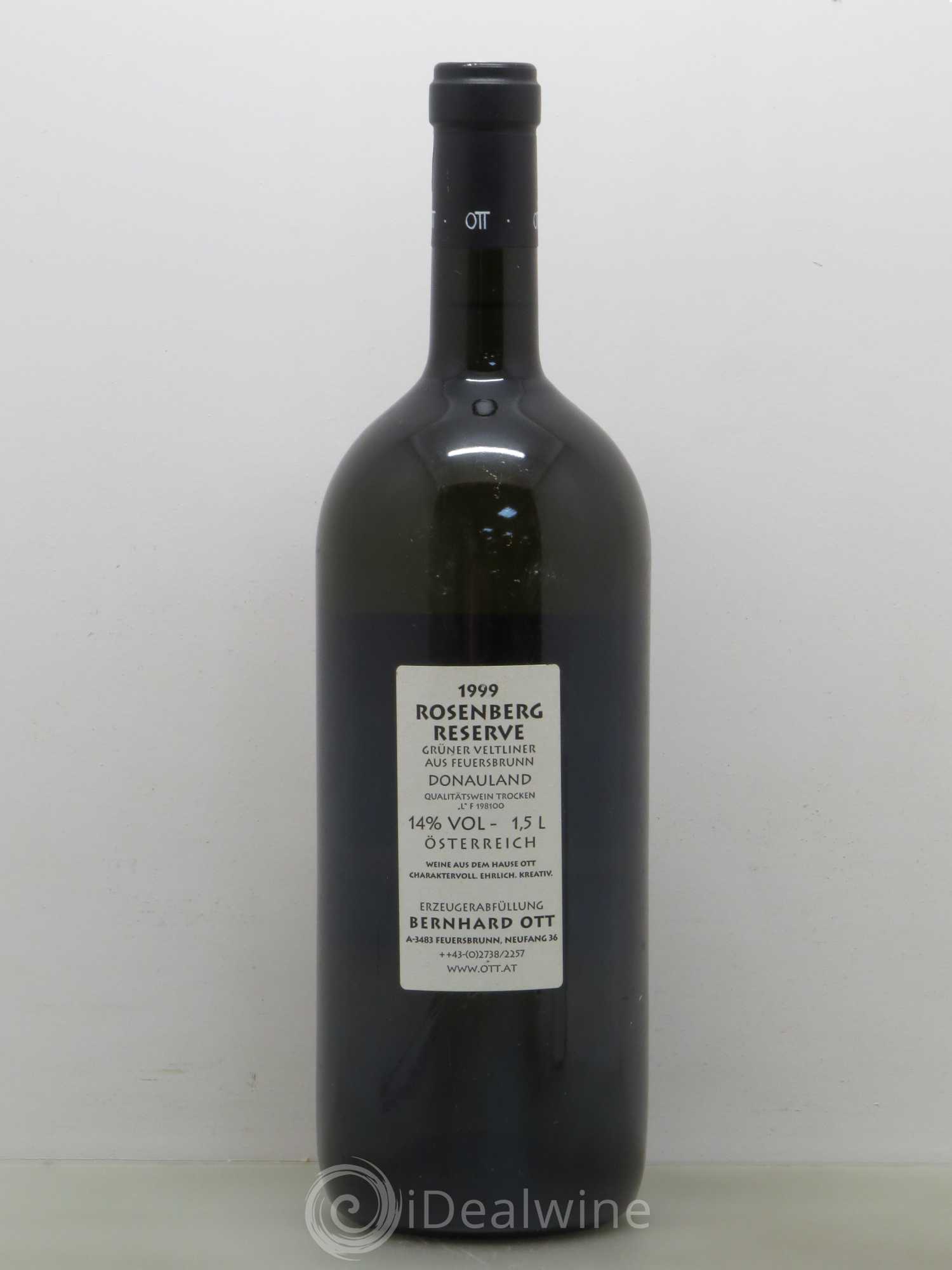 Autriche Rosenberg Reserve Grüner Veltliner Ott 1999 - Posten von 1 Magnum - 1