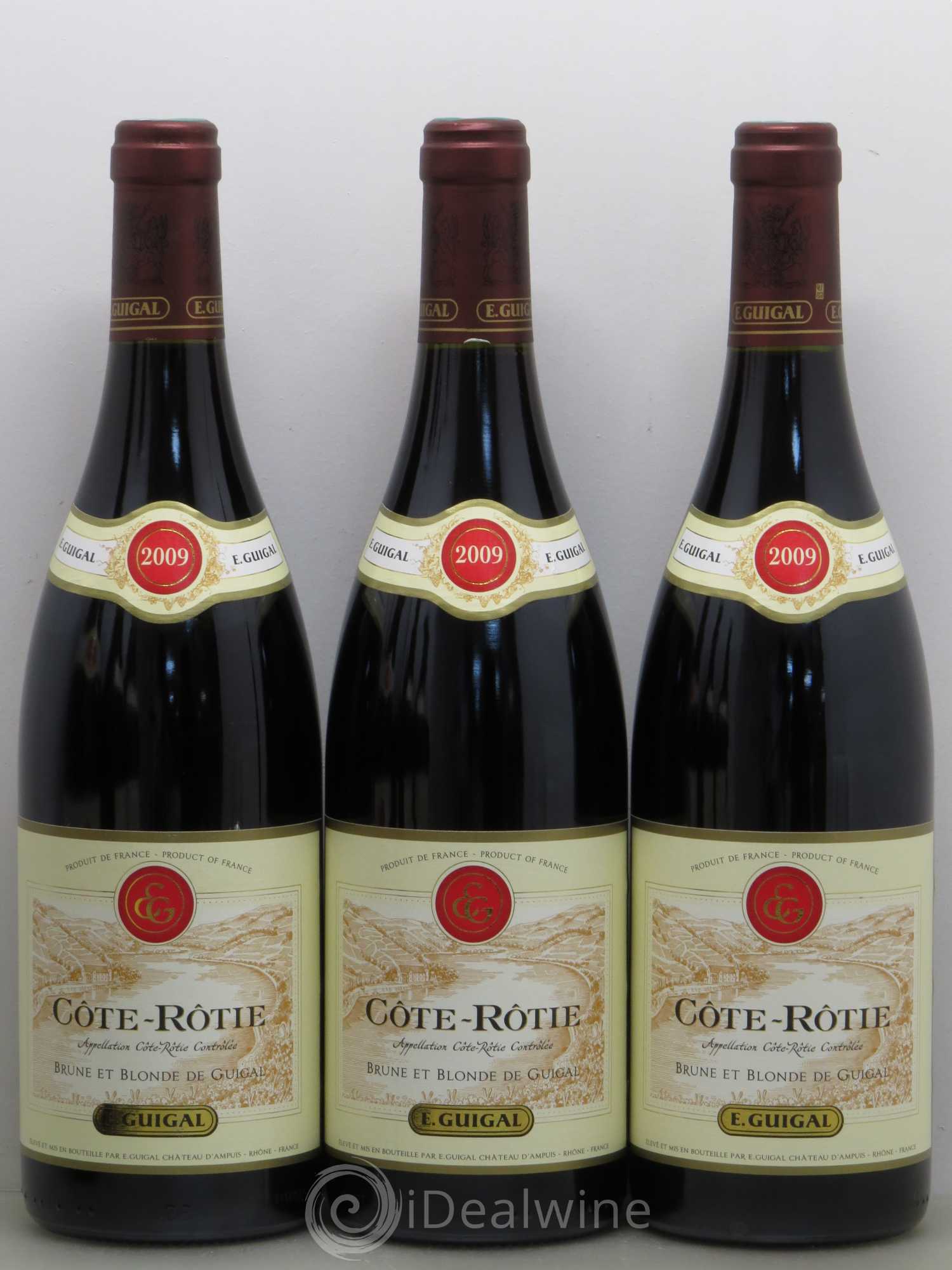 Côte-Rôtie Côtes Brune et Blonde Guigal 2009 - Lot de 6 bouteilles - 1