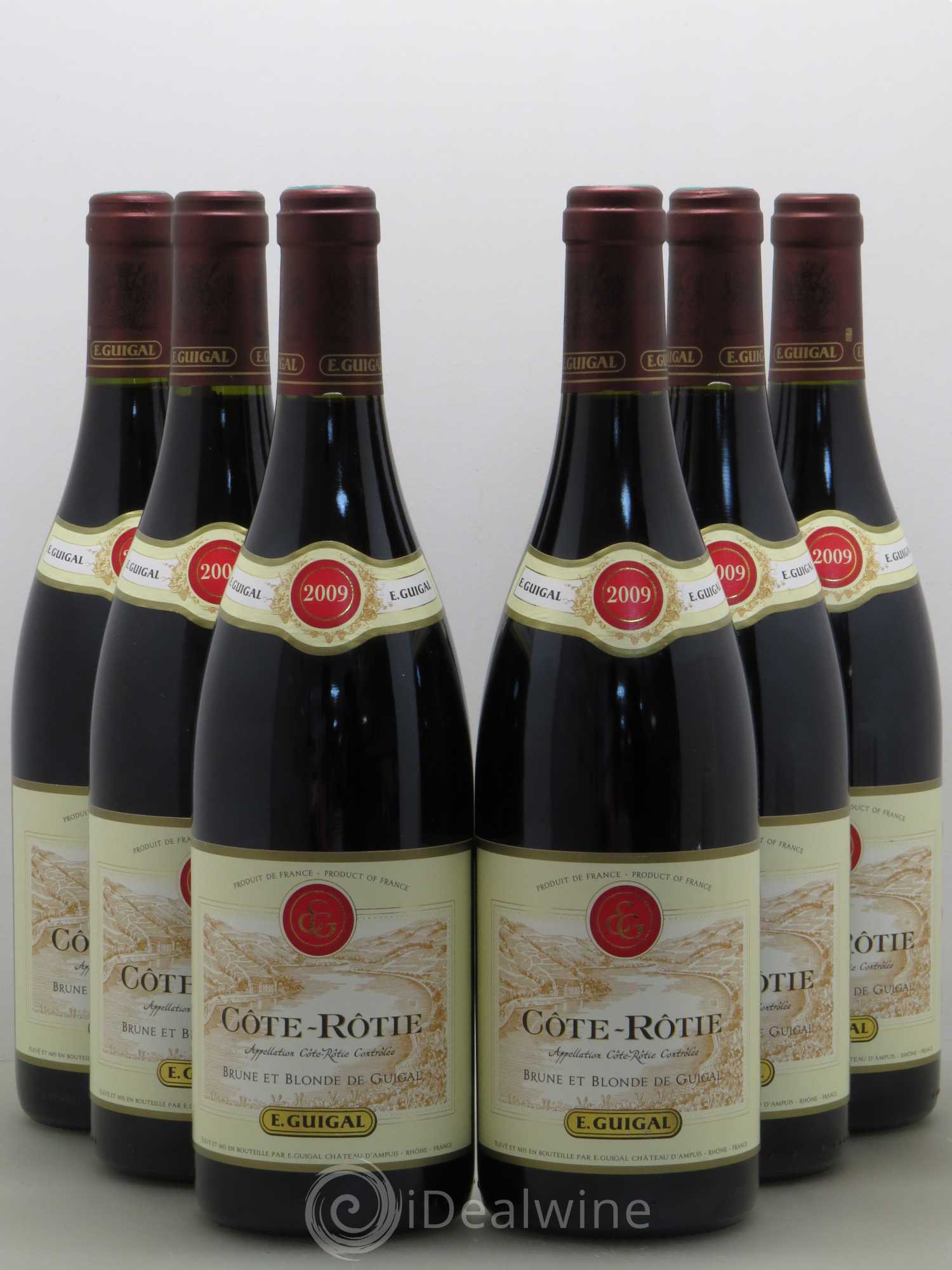 Côte-Rôtie Côtes Brune et Blonde Guigal 2009 - Lot de 6 bouteilles - 0