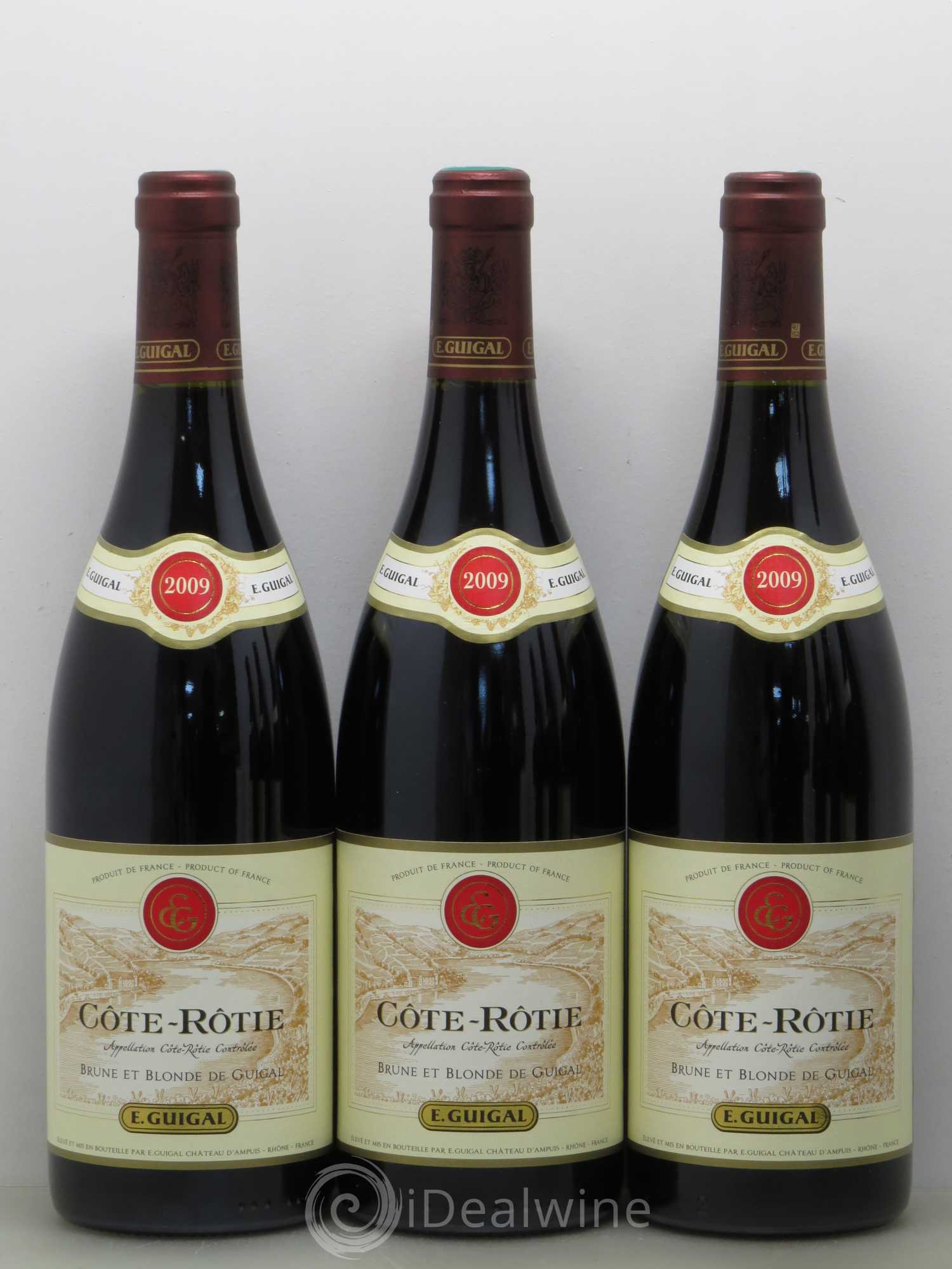 Côte-Rôtie Côtes Brune et Blonde Guigal 2009 - Lot de 6 bouteilles - 1