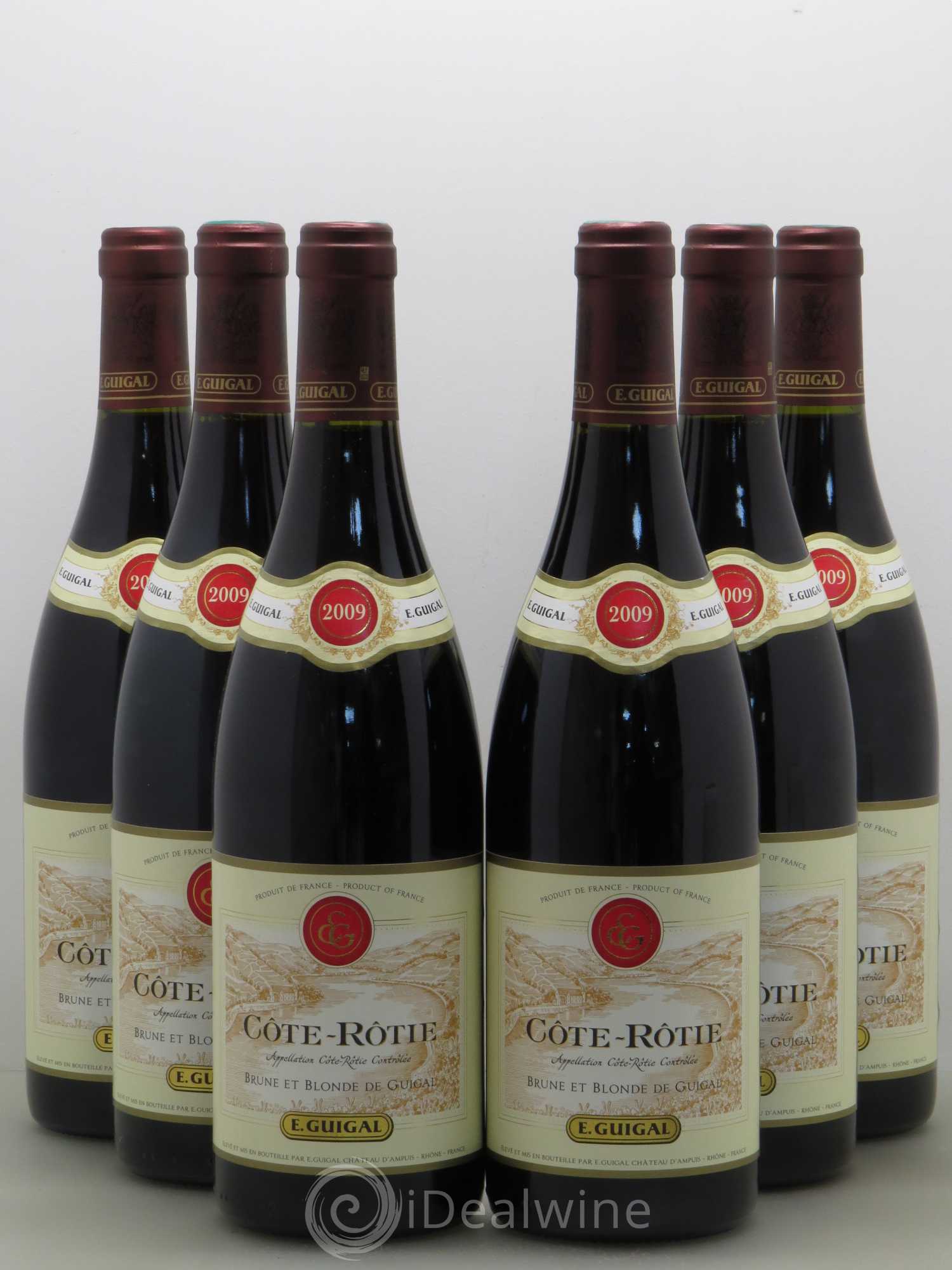 Côte-Rôtie Côtes Brune et Blonde Guigal 2009 - Lot de 6 bouteilles - 0
