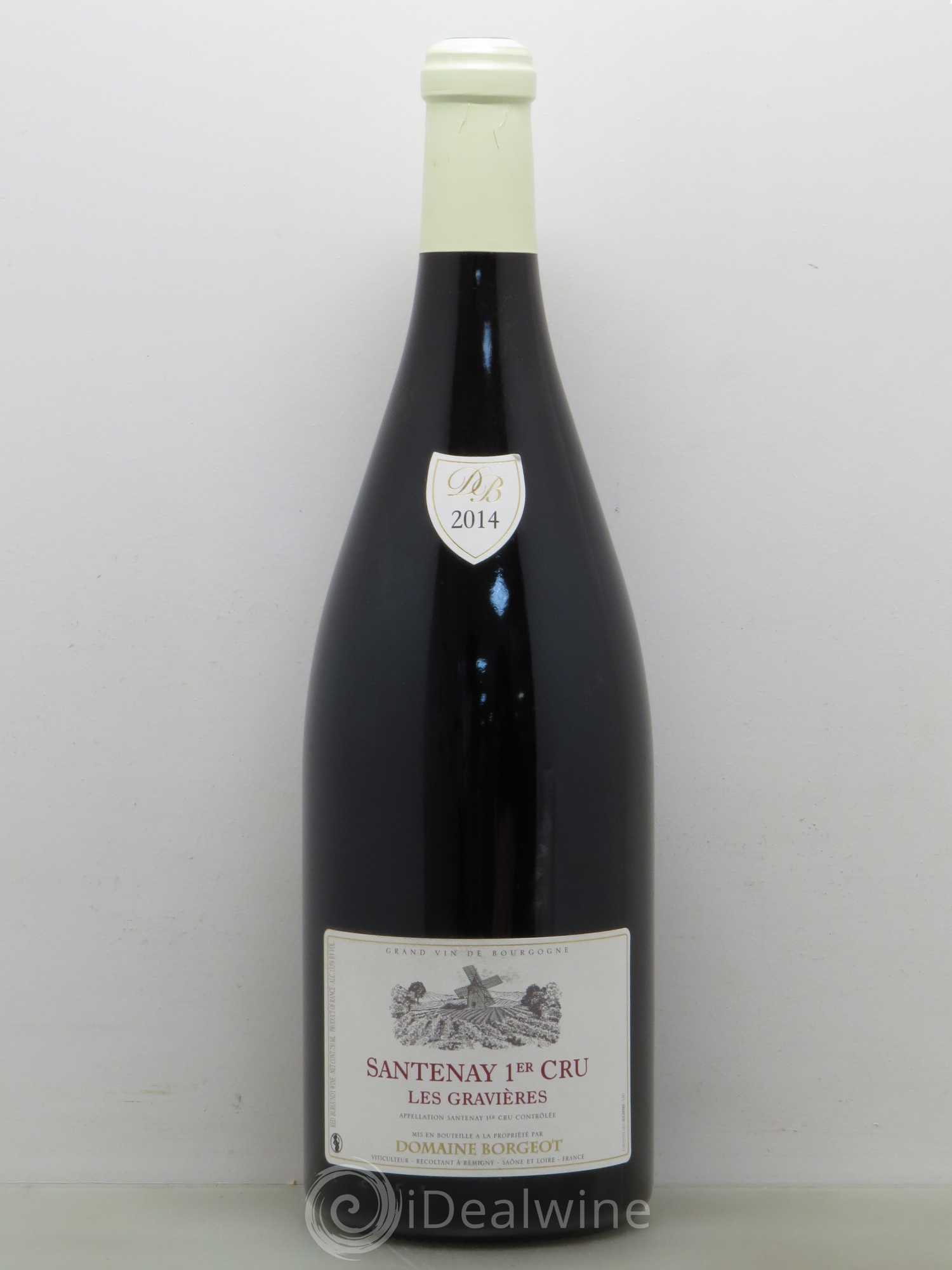 Santenay 1er Cru Gravières - Domaine Borgeot 2014 - Posten von 1 Magnum - 0