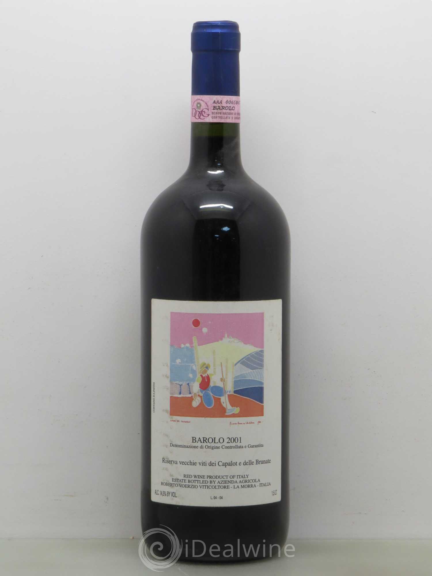 Barolo Riserva Vecchie viti dei Capalot e delle Brunate Roberto Voerzio 2001 - Posten von 1 Magnum - 0