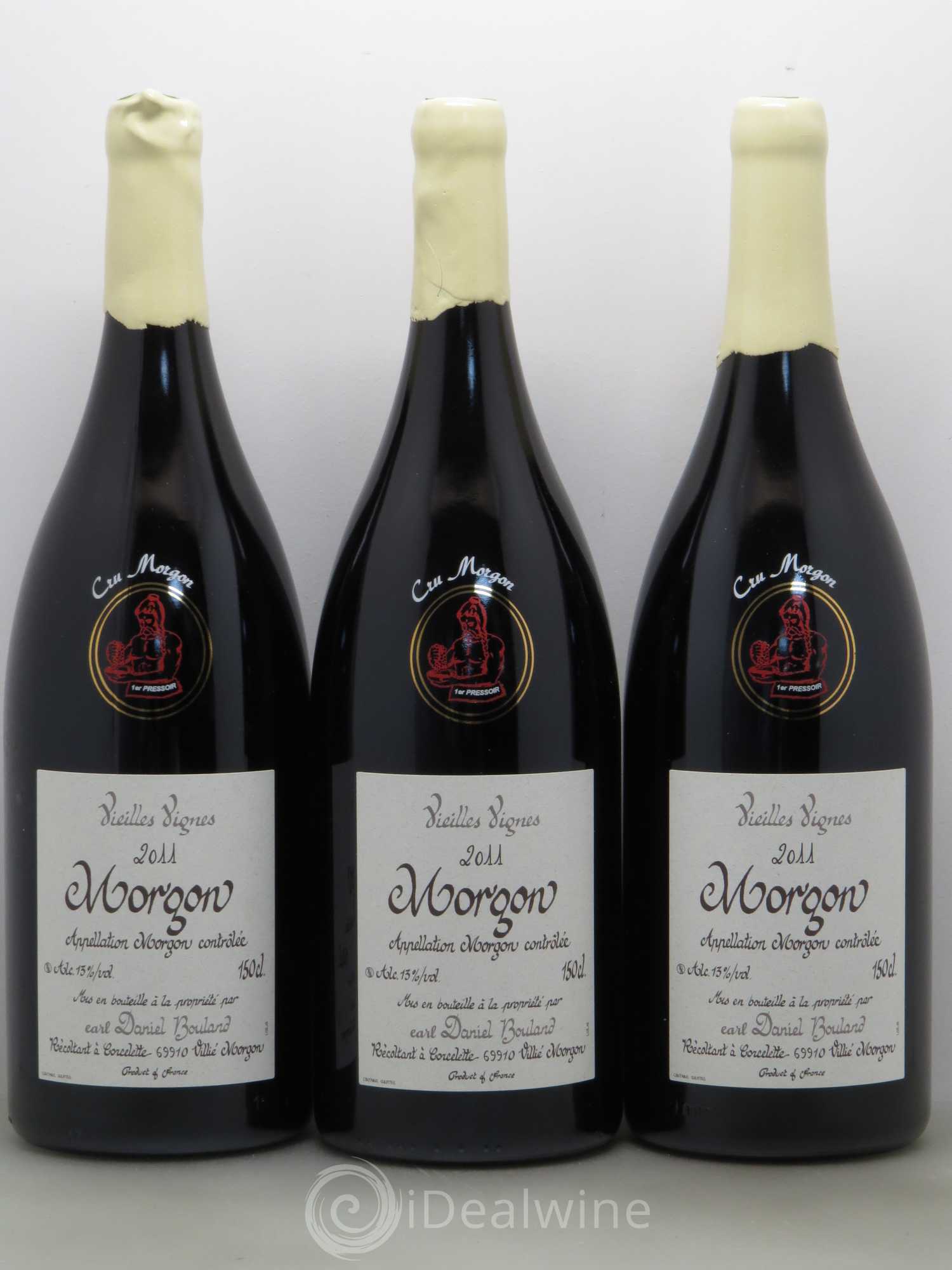 Morgon Vieilles Vignes Daniel Bouland (Domaine) 2011 - Lot de 3 magnums - 0