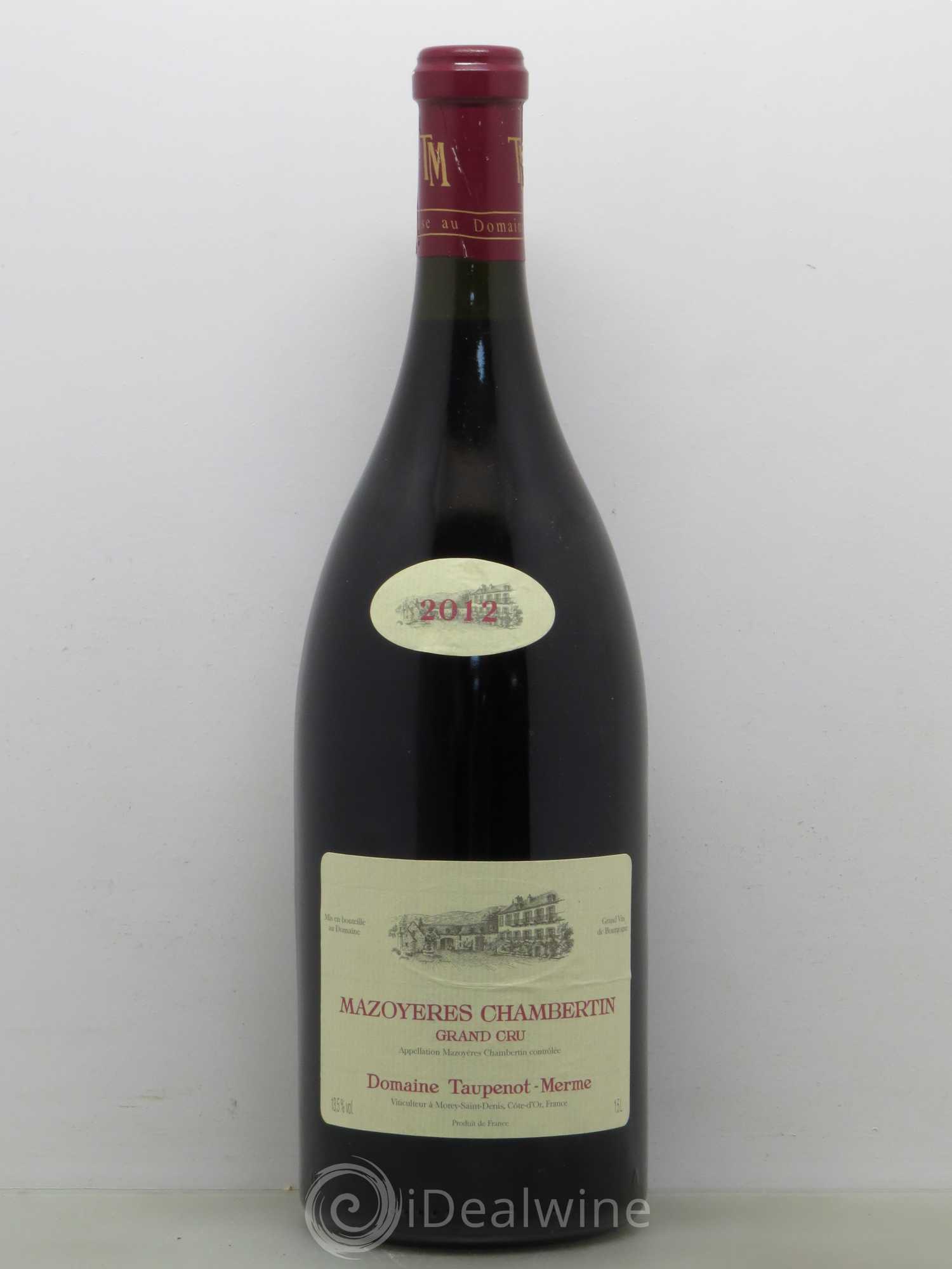 Mazoyères-Chambertin Grand Cru Taupenot Merme 2012 - Lot de 1 magnum - 0