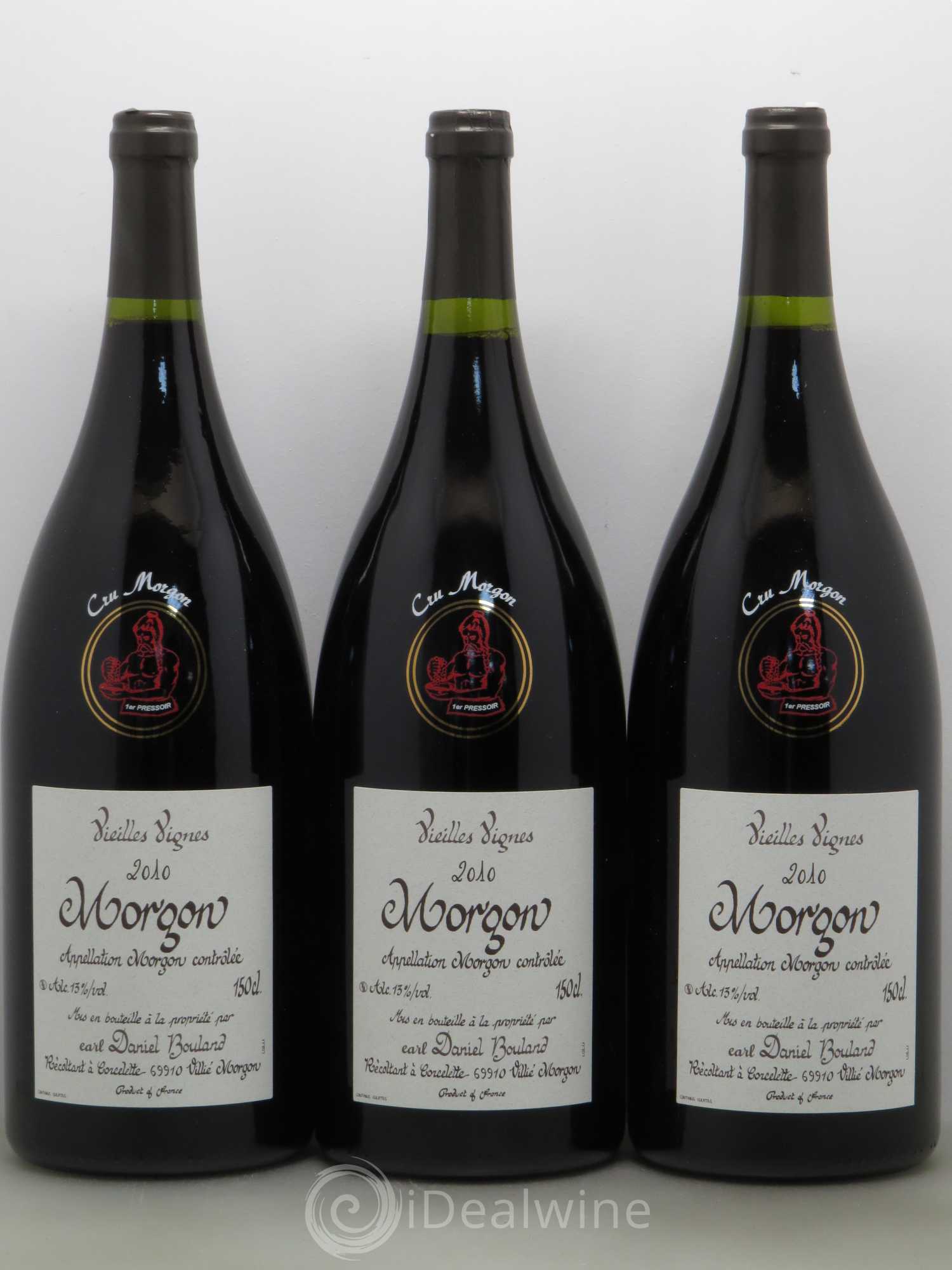 Morgon Vieilles Vignes Daniel Bouland (Domaine) 2010 - Lot de 3 magnums - 0
