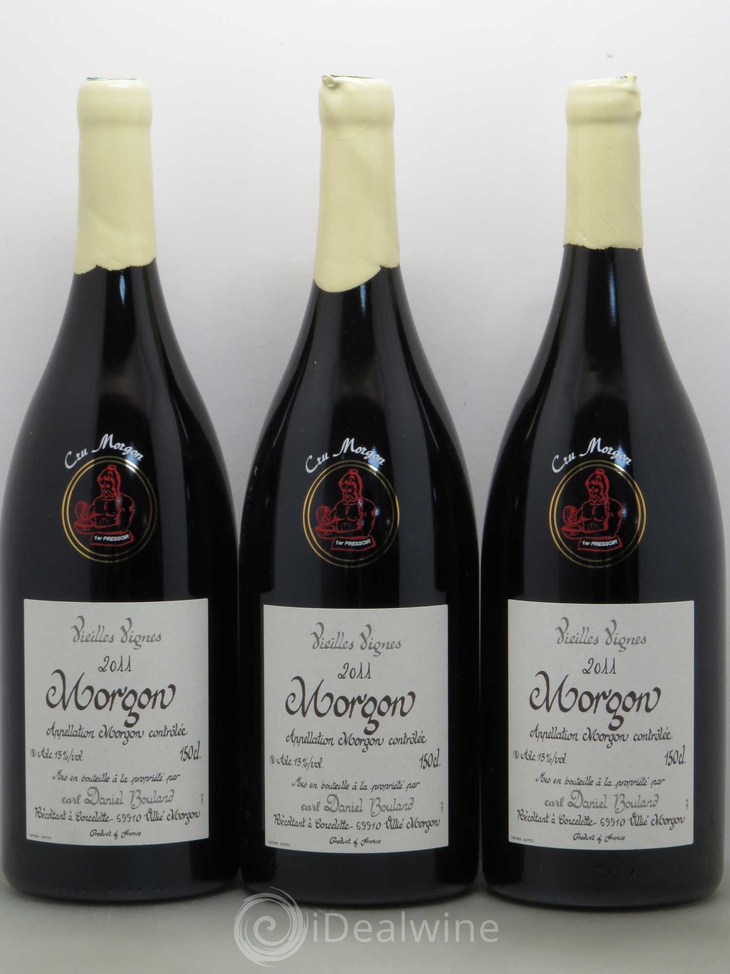 Morgon Vieilles Vignes Daniel Bouland (Domaine) 2011 - Lot de 3 magnums - 0