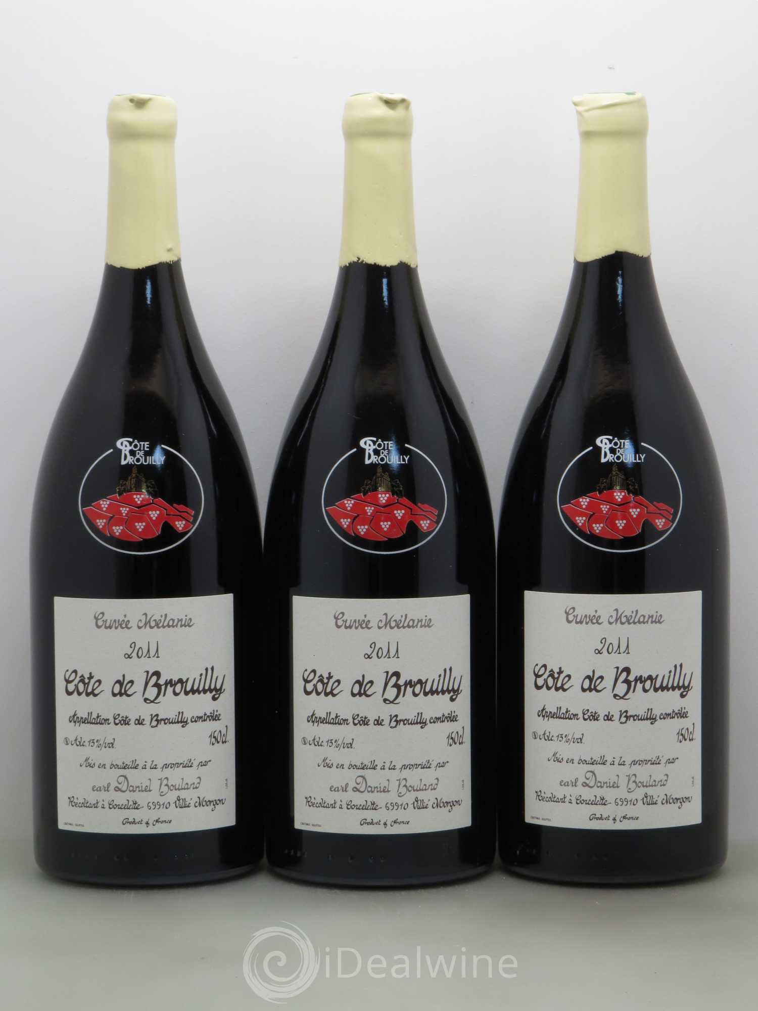 Côte de Brouilly Mélanie Daniel Bouland 2011 - Posten von 3 Magnum - 0