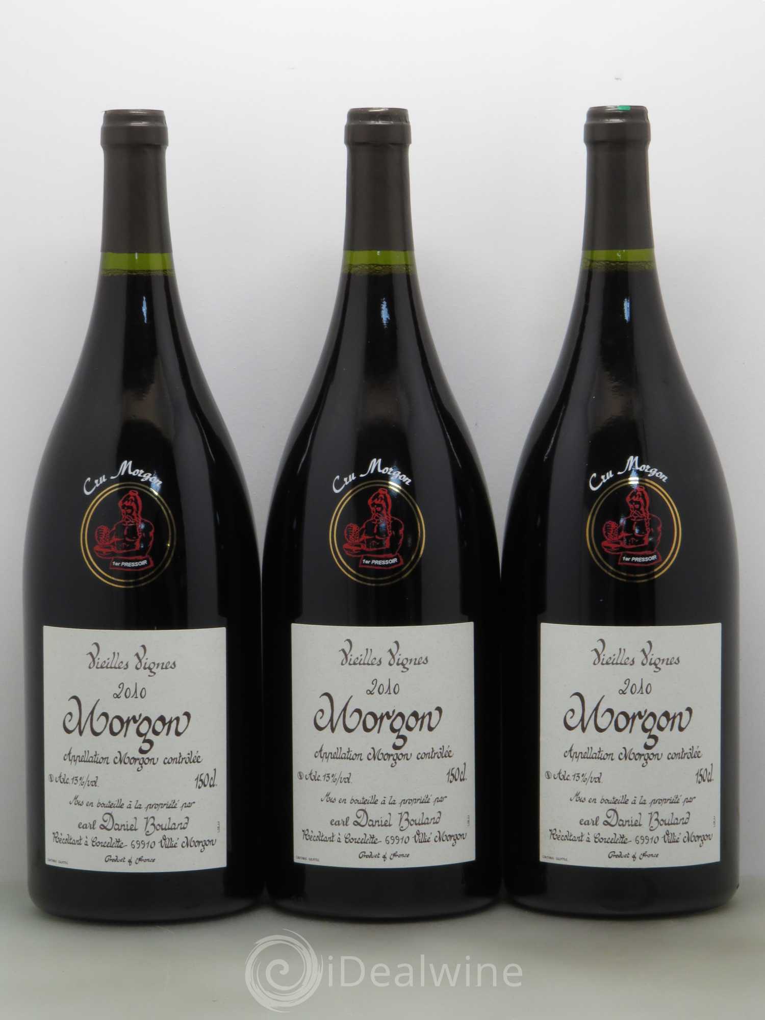 Morgon Vieilles Vignes Daniel Bouland (Domaine) 2010 - Lot de 3 magnums - 0
