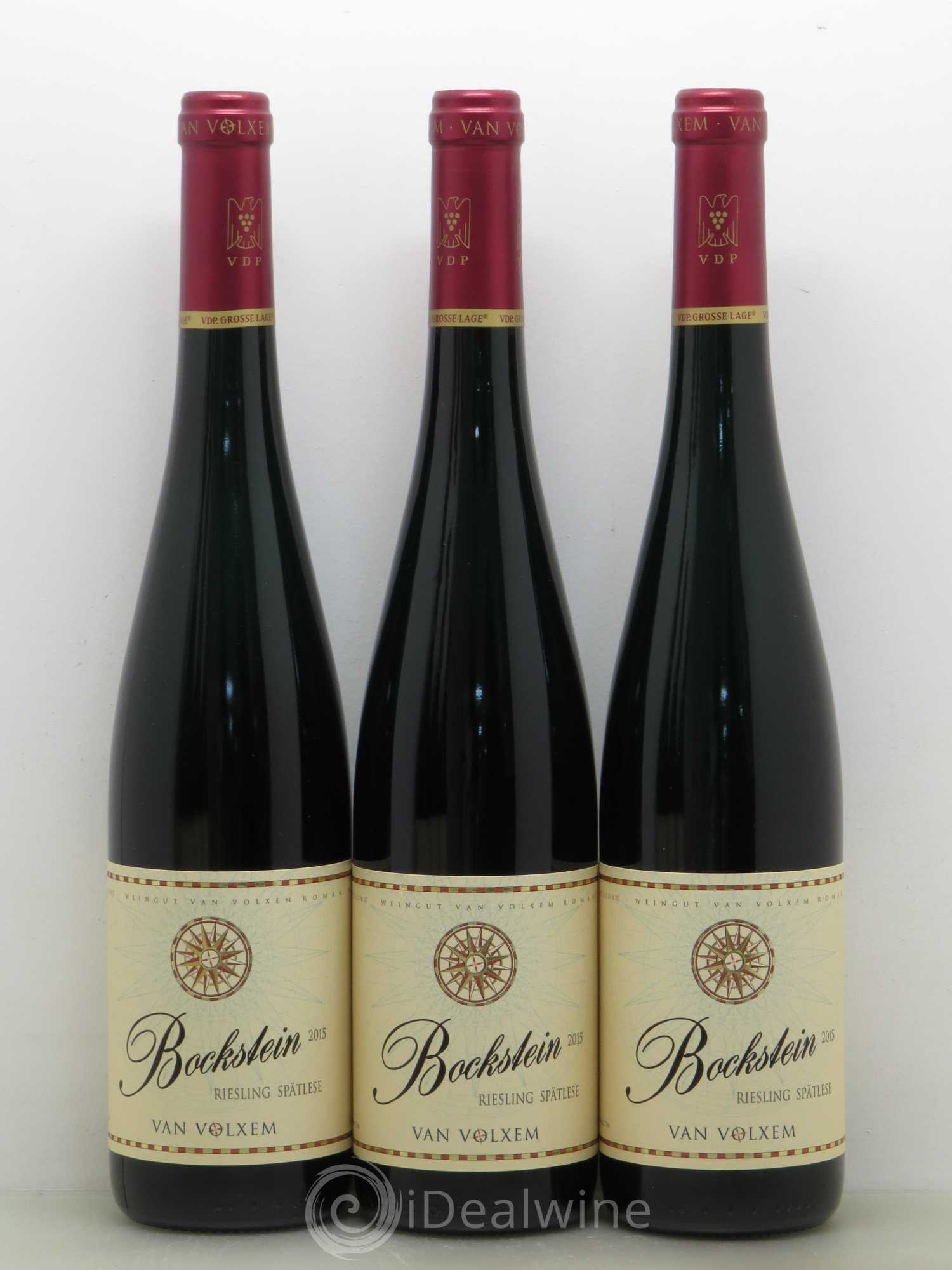 Allemagne Mosel-Saar Van Volxem Bockstein Riesling Spätlese 2015 - Lot de 6 bouteilles - 1