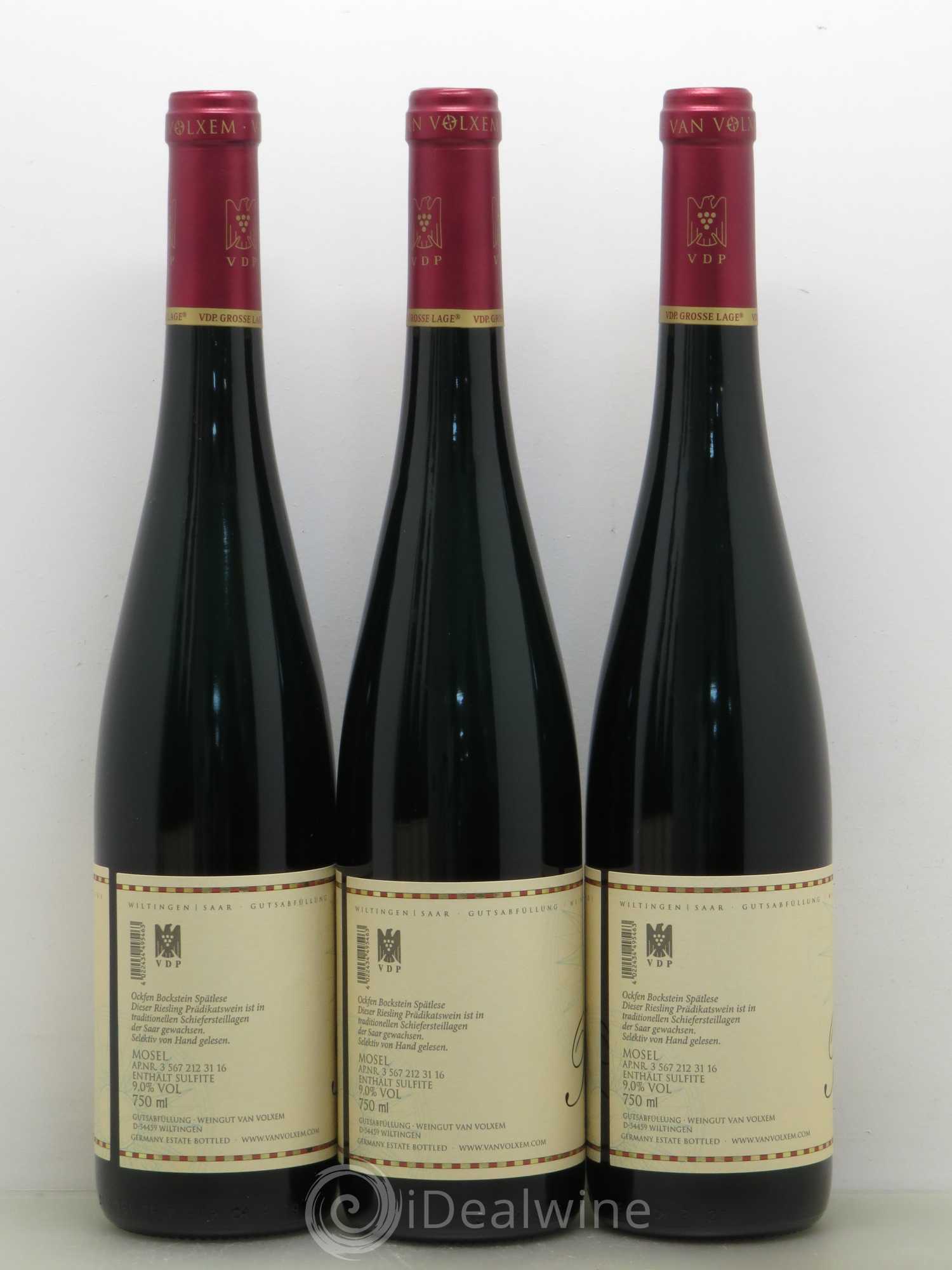 Allemagne Mosel-Saar Van Volxem Bockstein Riesling Spätlese 2015 - Lot de 6 bouteilles - 2