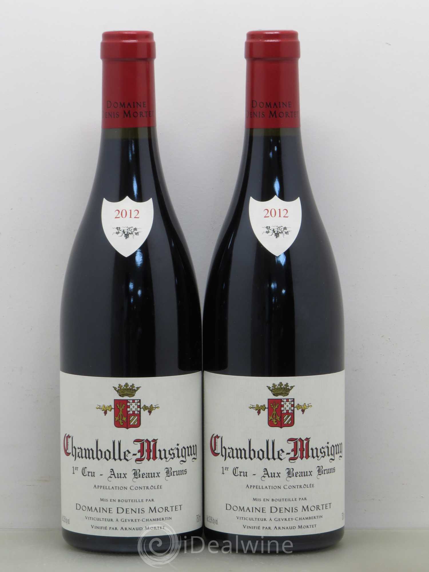 Chambolle-Musigny 1er Cru Aux Beaux Bruns Denis Mortet (Domaine) 2012 - Lot de 2 bouteilles - 0