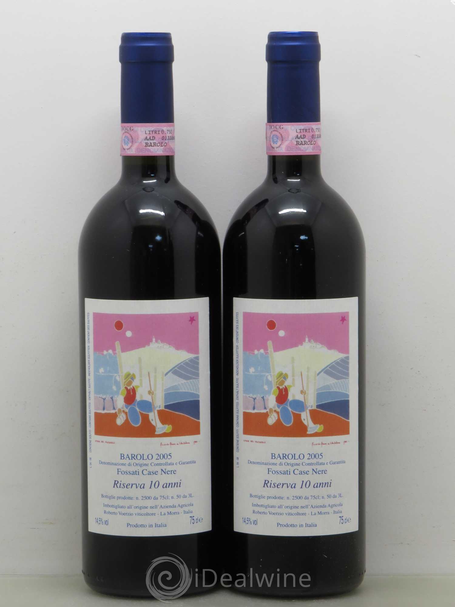 Barolo DOCG Fossati Case Nere Riserva di 10 Anni Roberto Voerzio 2005 - Lot of 2 bottles - 0