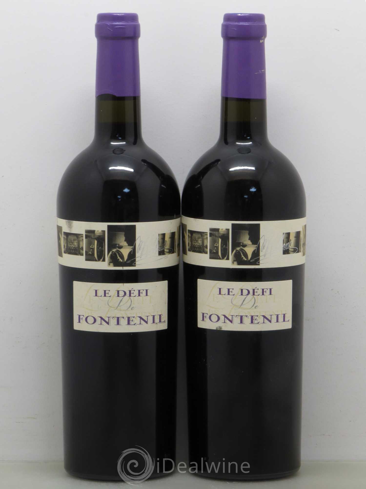 Vin de table Le Défi de Fontenil 2004 - Lot de 2 bouteilles - 0