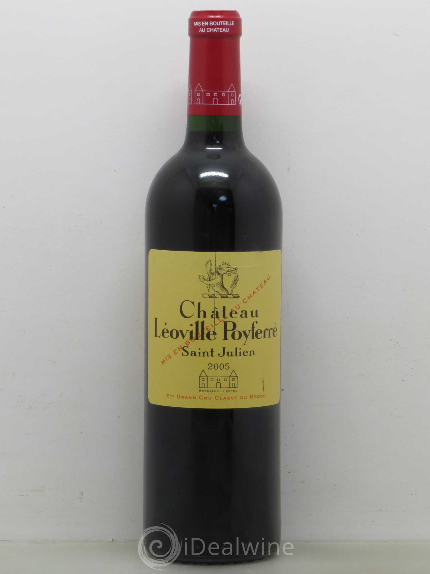Château Léoville Poyferré 2ème Grand Cru Classé 2005 - Lot de 1 bouteille - 0