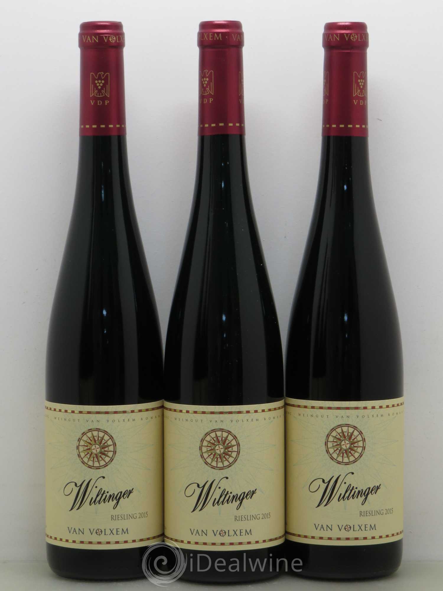 Allemagne Mosel-Saar Van Volxem Wiltinger Riesling  2015 - Lot de 6 bouteilles - 1