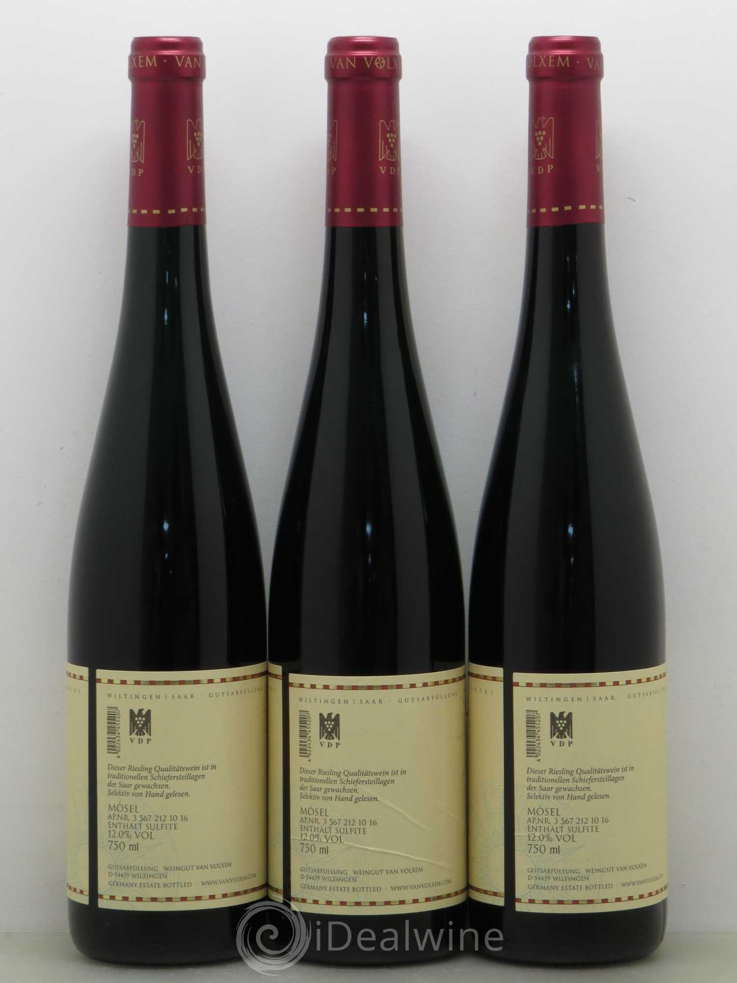Allemagne Mosel-Saar Van Volxem Wiltinger Riesling  2015 - Lot de 6 bouteilles - 4