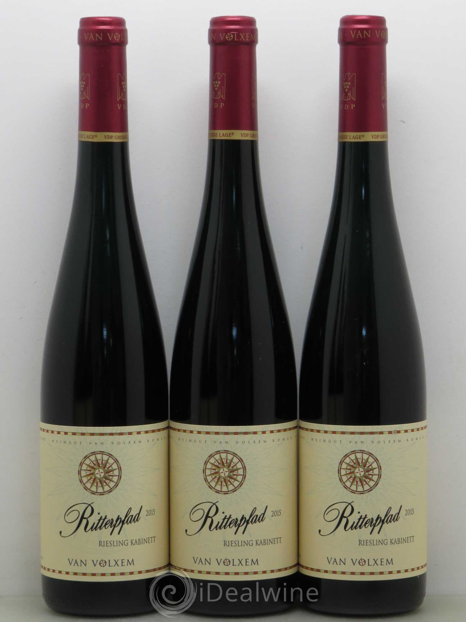Allemagne Mosel-Saar Van Volxem Ritterpfad Riesling Kabinett 2015 - Lot de 6 bouteilles - 1