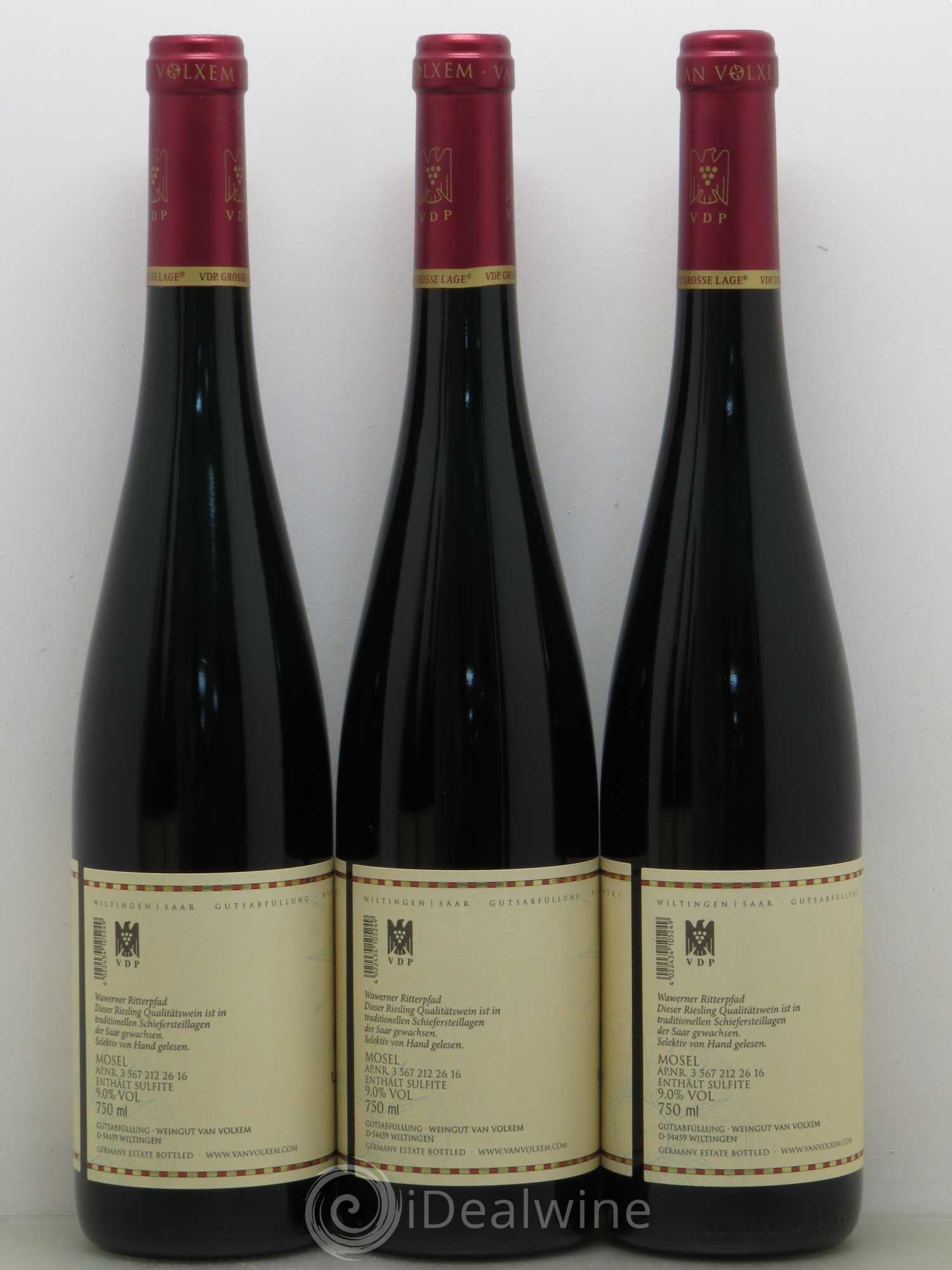 Allemagne Mosel-Saar Van Volxem Ritterpfad Riesling Kabinett 2015 - Lot de 6 bouteilles - 2