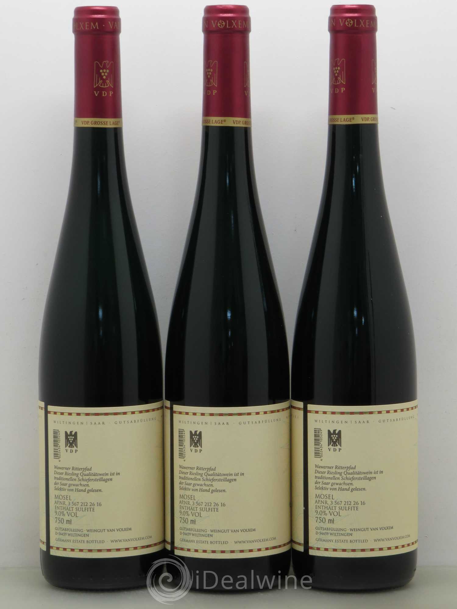 Allemagne Mosel-Saar Van Volxem Ritterpfad Riesling Kabinett 2015 - Lot de 6 bouteilles - 4
