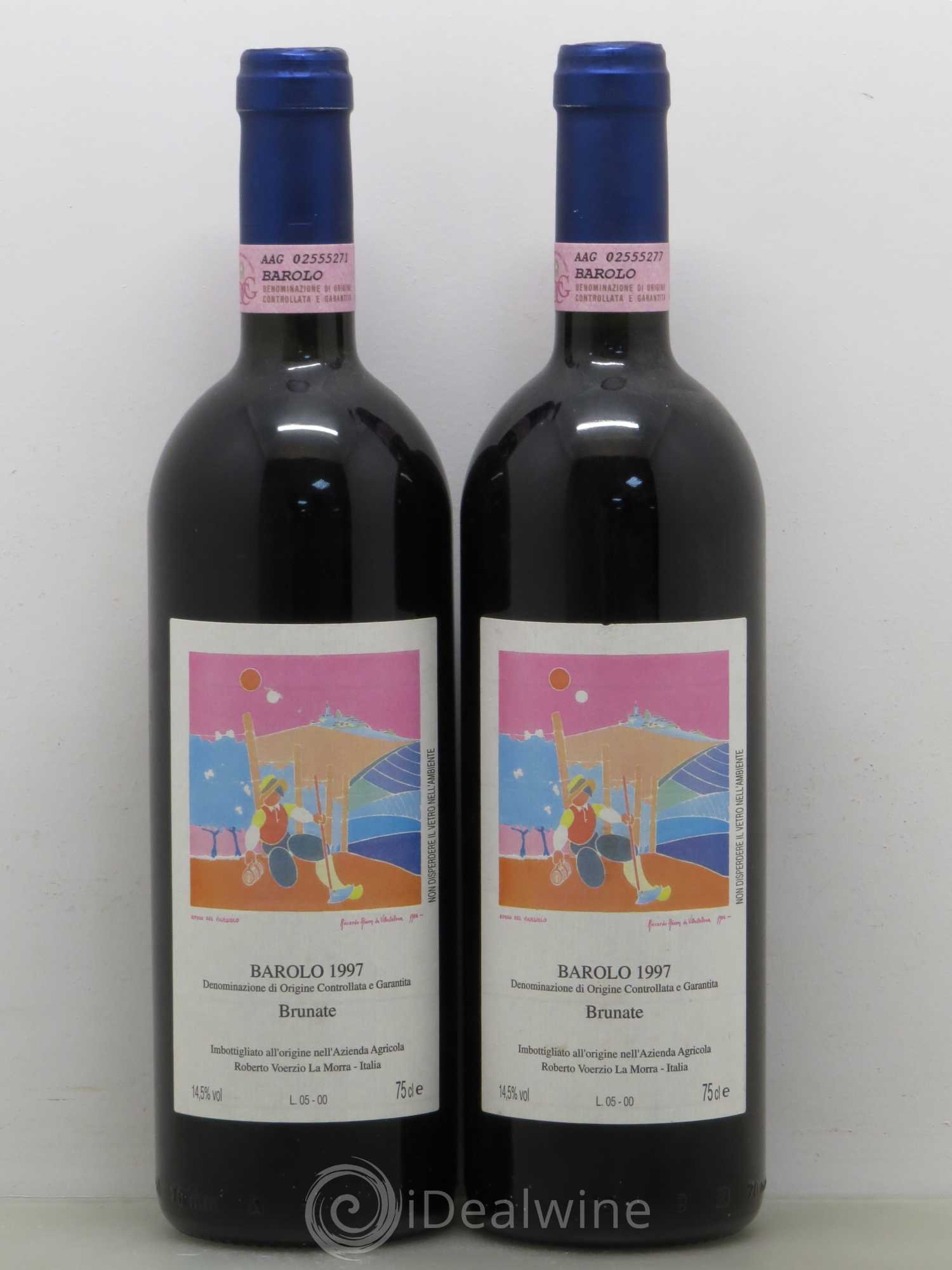 Barolo DOCG Brunate Roberto Voerzio 1997 - Lot de 2 bouteilles - 0