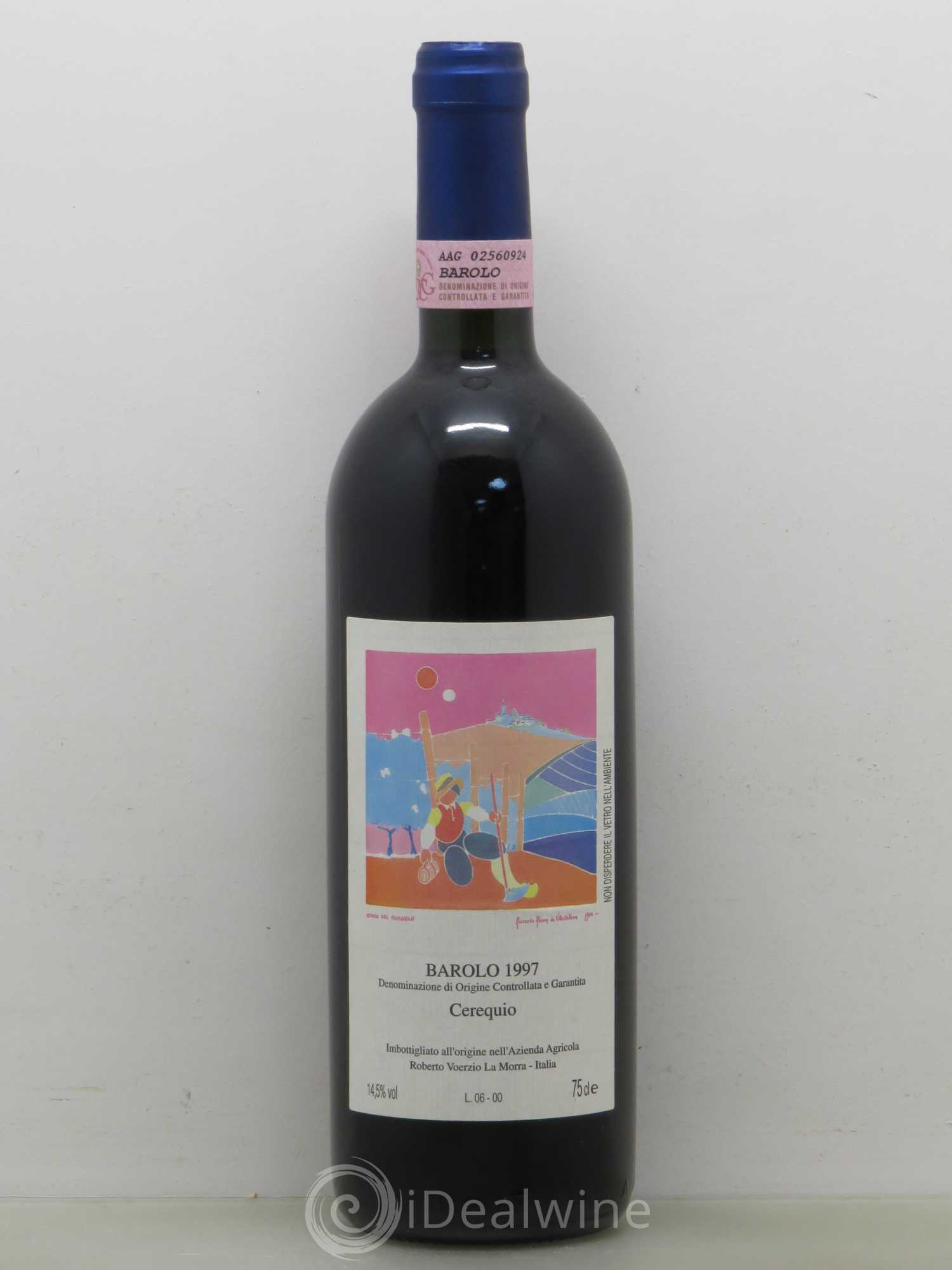 Barolo DOCG Cerequio Roberto Voerzio 1997 - Lot de 1 bouteille - 0
