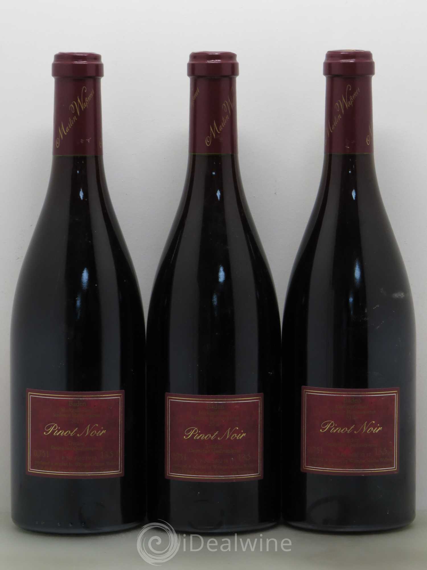 Allemagne Wassmer Maltesergarten Pinot noir GC 2010 - Posten von 3 Flaschen - 1