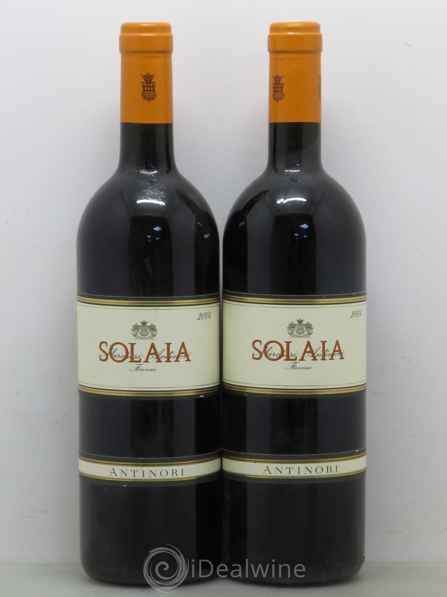 Toscana IGT Solaia Tenuta Tignanello - Marchesi Antinori 2004 - Lot de 2 bouteilles - 0
