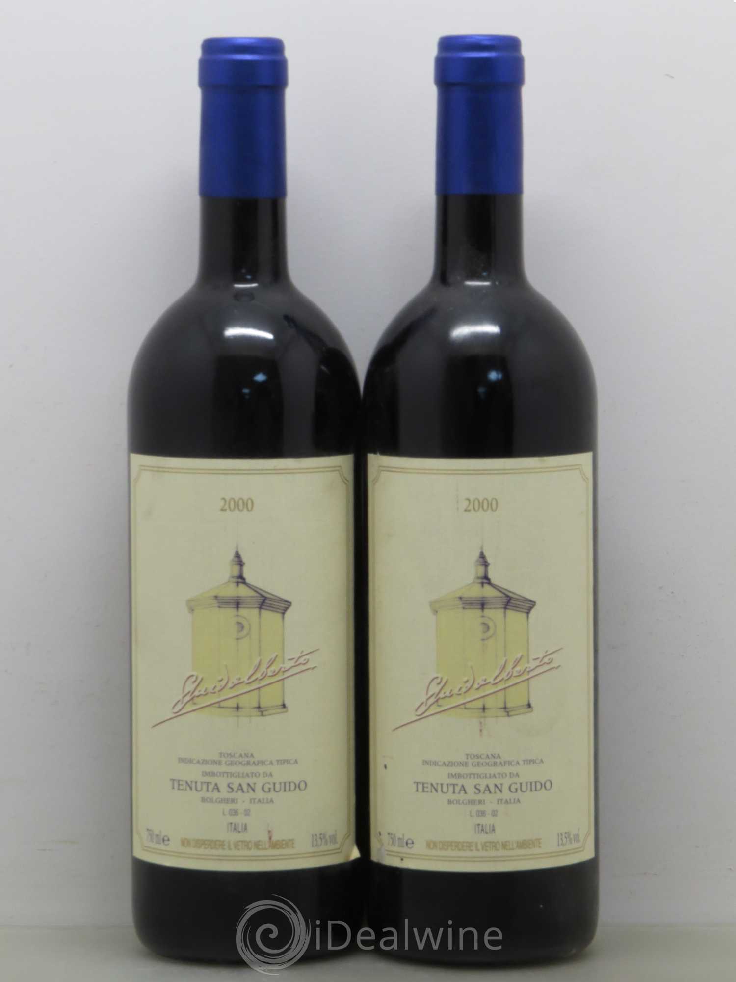 Toscana IGT Guidalberto Tenuta San Guido 2000 - Lot de 2 bouteilles - 0